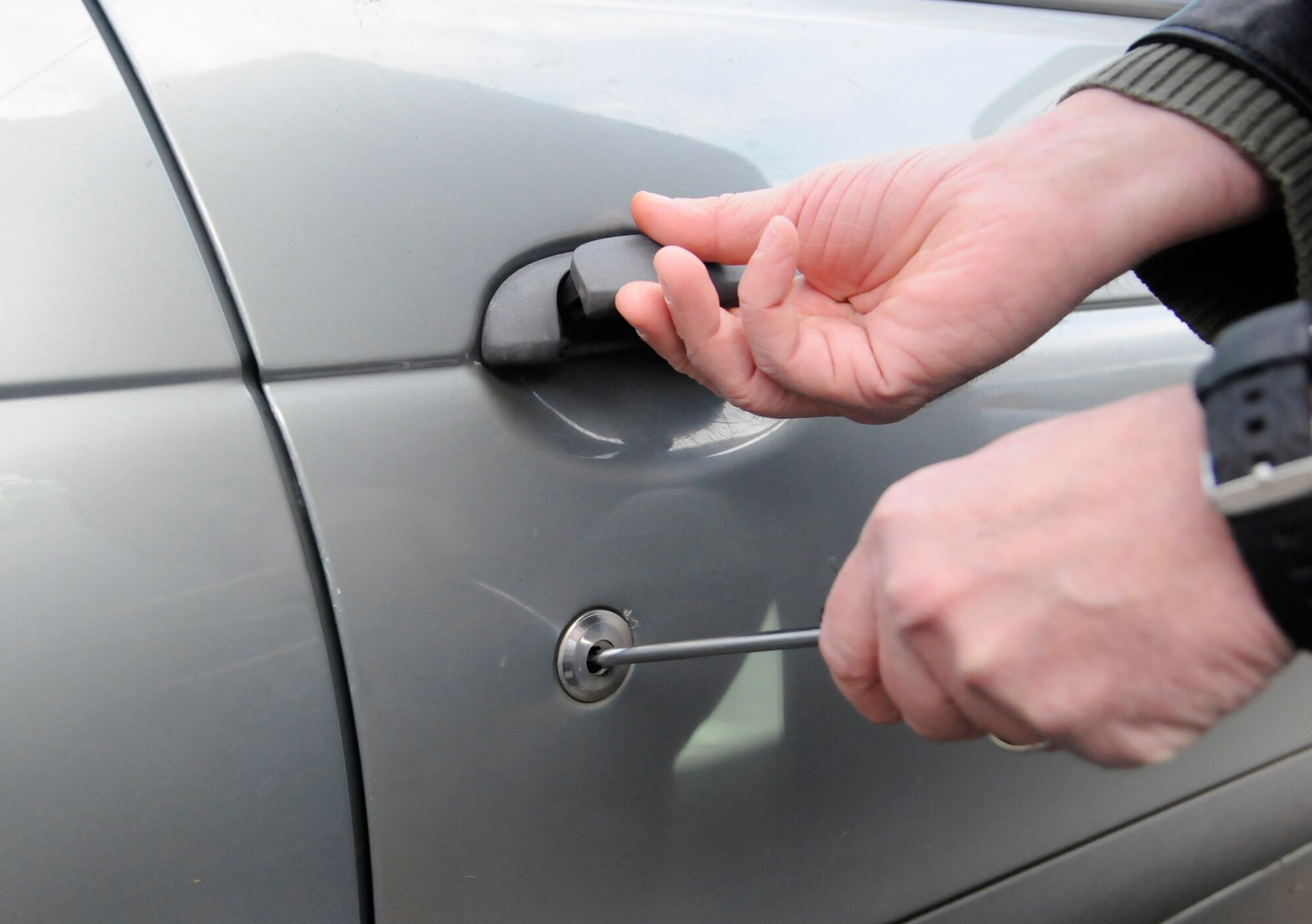 RAF MILDENHALL, England -- Keeping a car locked and not leaving valuables in it is the best way to prevent theft.  (U.S. Air Force illustrative photo/Staff Sgt. Christopher L. Ingersoll)