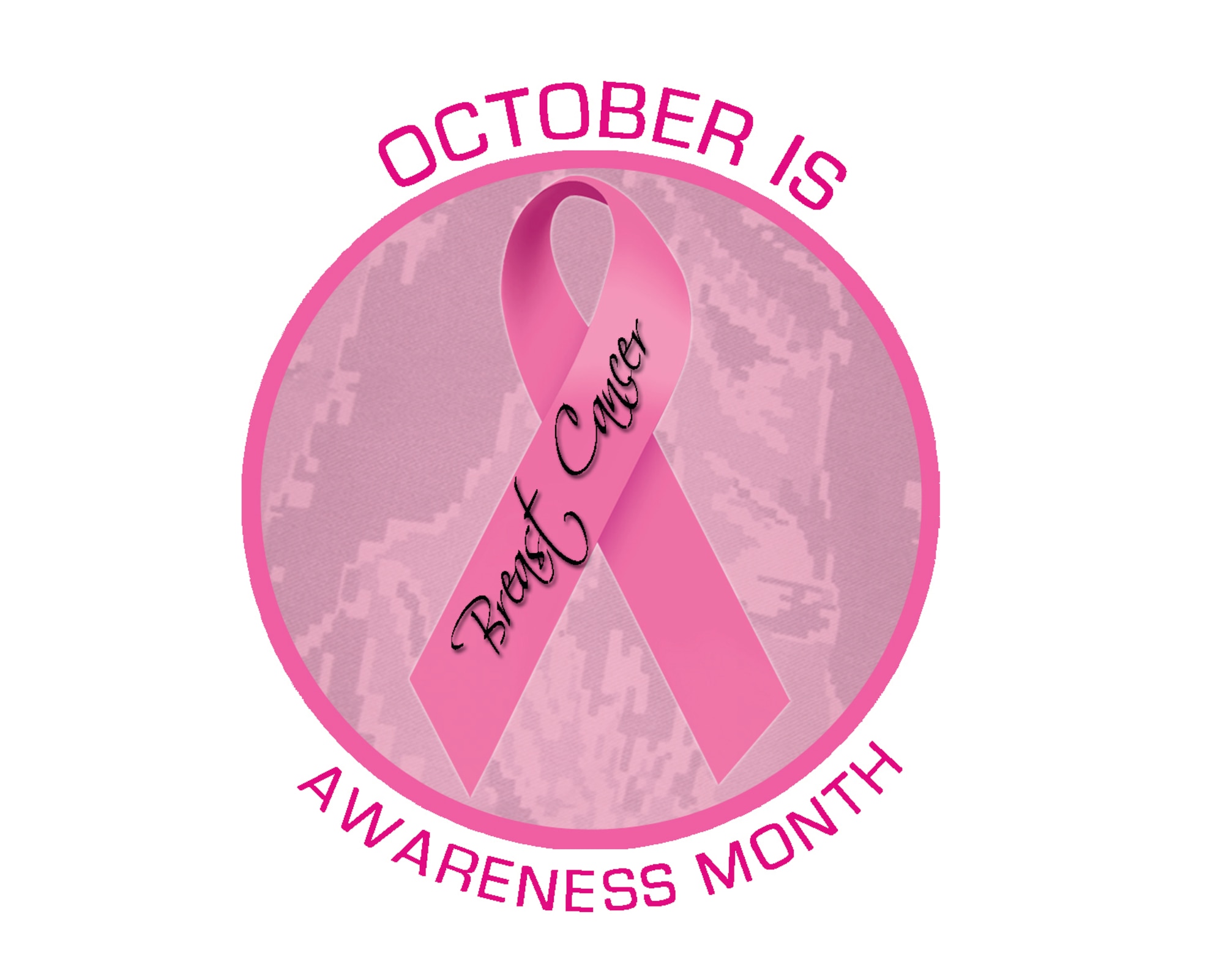 October is Breast Cancer Awareness month, each year over 200,000 new cases of breast cancer will be diagnosed and more than 40,000 patients will die from the disease.(U.S. Air Force graphic by Senior Airman Kristen Sauls)