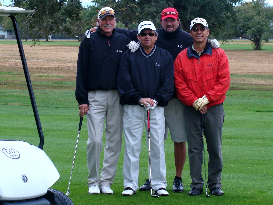 Participant’s line up for a photo after Buckley’s 2nd Panther Pride golf tournament, Sept. 25. (Courtesy photo)