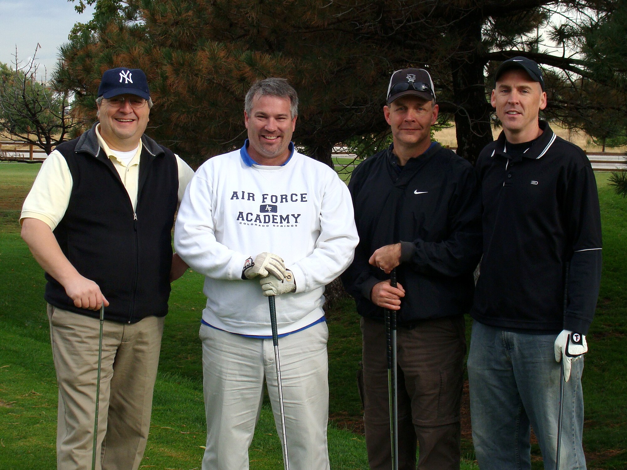 Participant’s line up for a photo after Buckley’s 2nd Panther Pride golf tournament, Sept. 25. (Courtesy photo)
