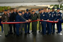 The assembled distinguished guests at the 174th Fighter Wing, Hancock Field Air National Guard Base, Syracuse, NY cut the ribbon and officially open the only MQ-9 Reaper Maintenance Field Training Detachment for the U.S. Air Force, Reserve and Air National Guard.
(From L to R) Brig. Gen. James Kwiatowski, Assemblyman Al Stirpe, Sen. Dave Valesky, Maj. Gen. (Ret.) Robert A. Knauff, Maj. Gen. (Ret.) Paul Schemp, Brig. Gen. (Ret.) Curtis Irwin, Congressman Dan Maffei, Lt. Gen. Harry M. Wyatt III, MG Joseph Taluto, Maj. Gen. (Ret.) Thomas P. Maguire, Col. Anthony B. Basile, Col. Kevin W. Bradley, Assemblyman Will Barclay, Chief Master Sgt. Muncy, Chief Master Sgt. Hardy Pierce, Chief Master Sgt. David Heckman.


(USAF Photo By: SSGt James N. Faso II\RELEASED)