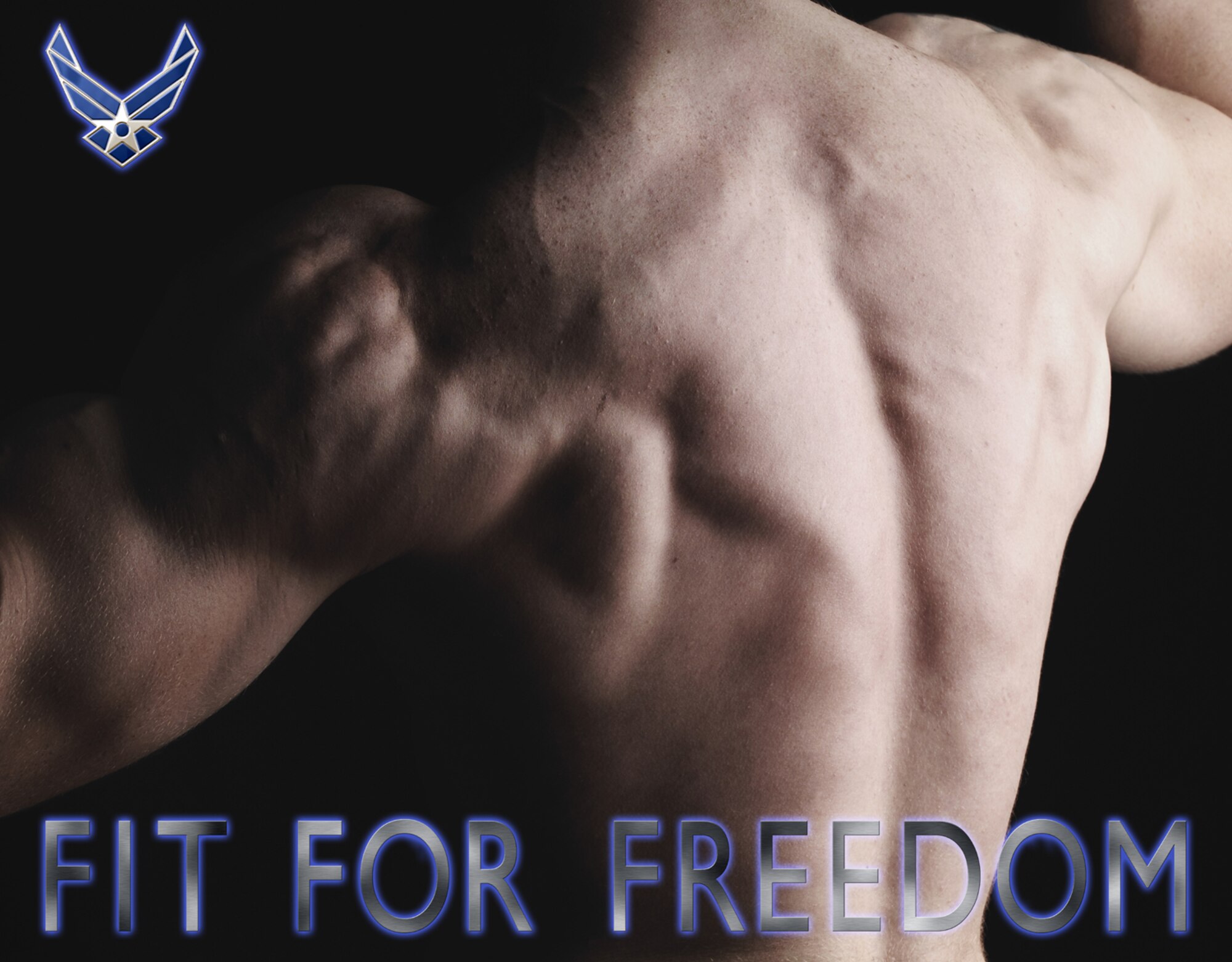 "Fit for Freedom" Fitness poster, high resolution file available upon request. (U.S. Air Force graphic/Adamarie Lewis-Paige, photo by Abner Guzman)



 
