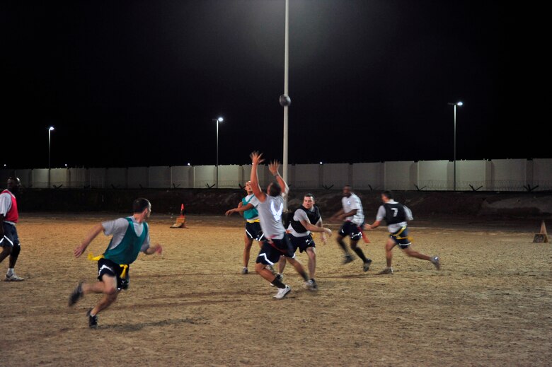 380th Eces Wins Flag Football Championship U S Air Forces Central Command 380aew Article Display