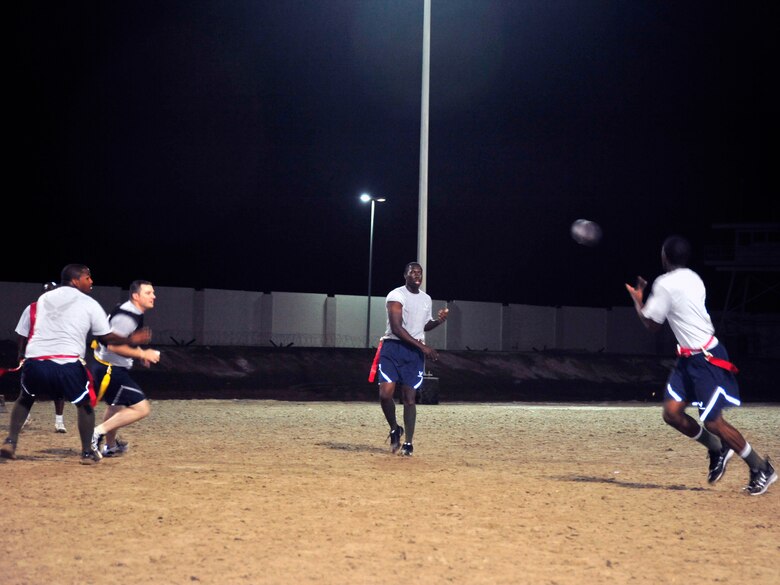 380th Eces Wins Flag Football Championship U S Air Forces Central Command 380aew Article Display
