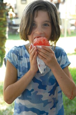 Kids enjoy the picnic. (U.S. Air Force photos by Master Sgt. Dawn Price)