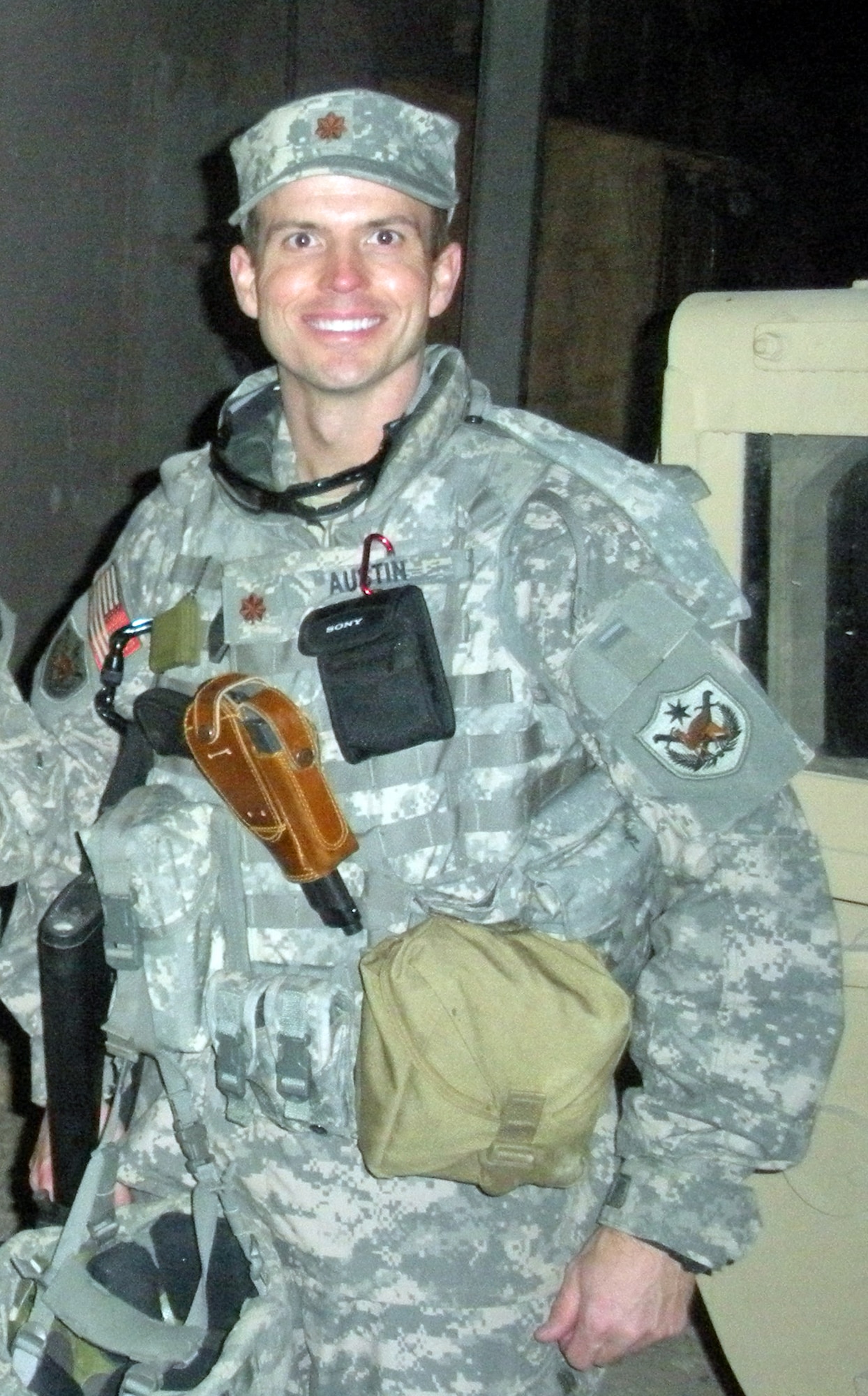 Maj. William “Chad” Austin, 21st Space Wing Judge Advocate General office, was recently named the 2008 Reginald C. Harmon Award winner. Major Austin is a Reservist who served with the 21st SW JAG. (U.S. Air Force photo)