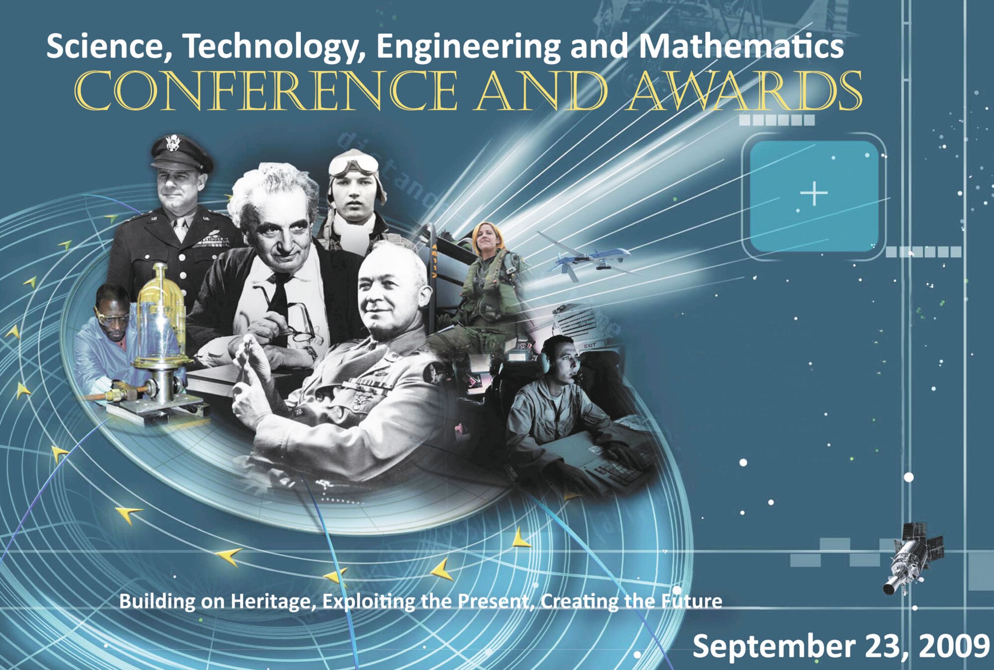 The Air Force held its first Science, Technology, Engineering and Mathematics conference and awards ceremony at the U.S. Air Force Academy in Colorado Springs, Colo., Sept. 23, 2009. (U.S. Air Force illustration)