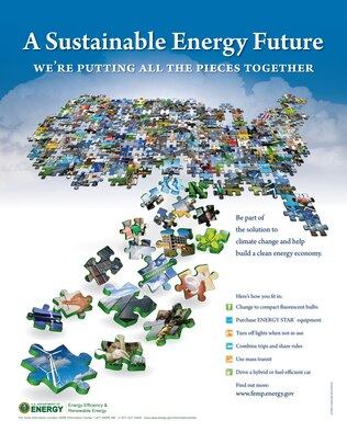 National Energy Awareness Month is celebrated in October. This year's theme is "A Sustainable Energy Future; Putting All the Pieces Together."