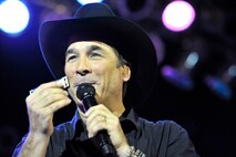 MINOT, N.D. -- Country singer Clint Black performs at North America’s largest Scandinavian festival called Norsk Hostfest here, Sept. 30.  Tens of thousands of people attend the event annually to celebrate and partake in the Scandinavian culture and entertainment with over 200 internationally recognized artisans.  (U.S. Air Force photo by Senior Airman Matthew Smith)