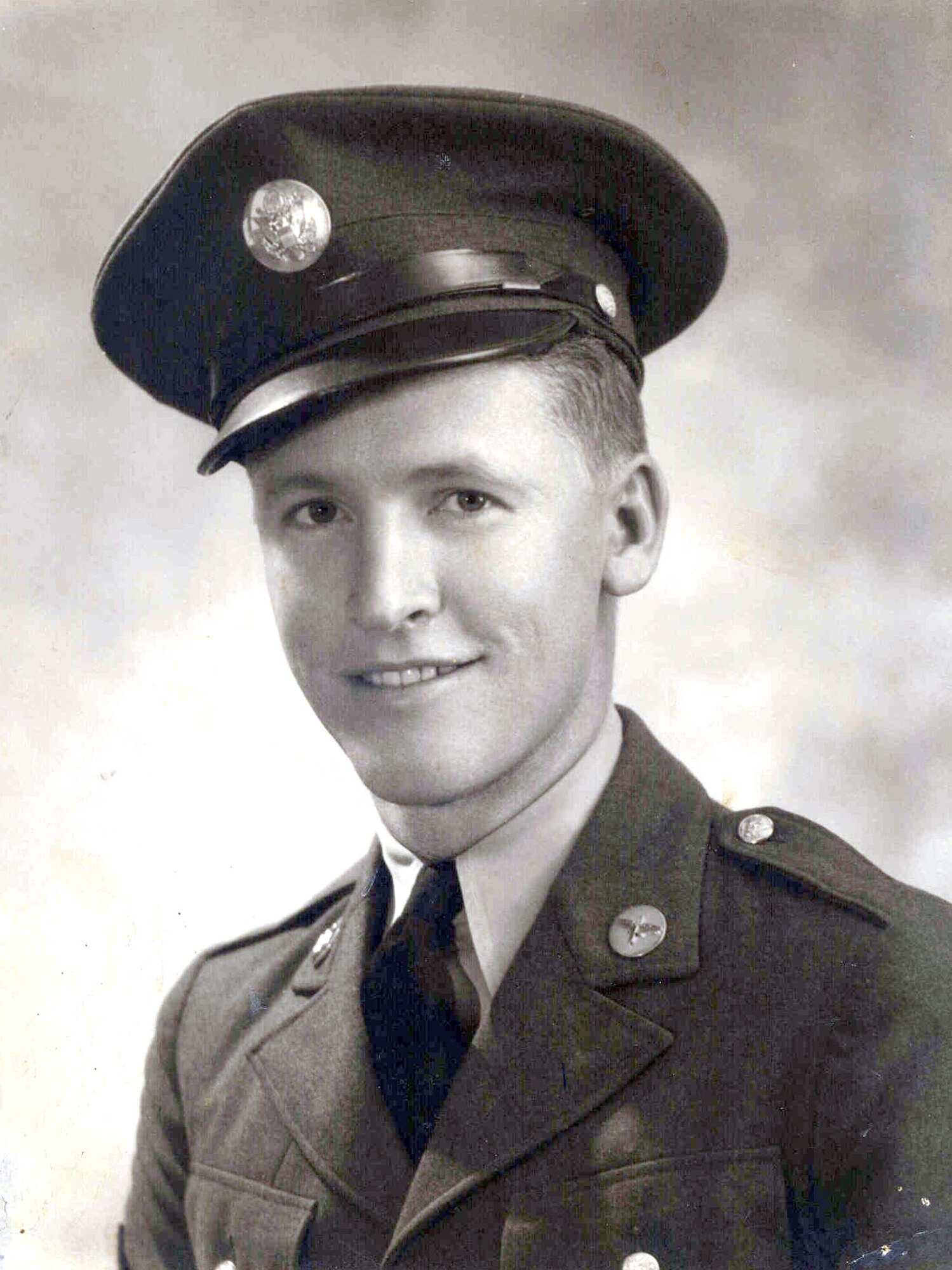 Chief Master Sgt. Guy Kendrick, Charter Chief, is one of five senior non-commissioned officers at Randolph AFB, Texas to make the first ever promotion to Chief Master Sgt. He wore that rank until his retirement in 1965. (U.S. Air Force photo)