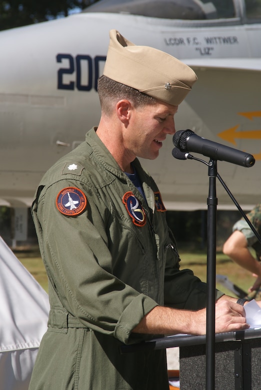 AEDC display aircraft dedicated to fallen naval aviator > Arnold Air