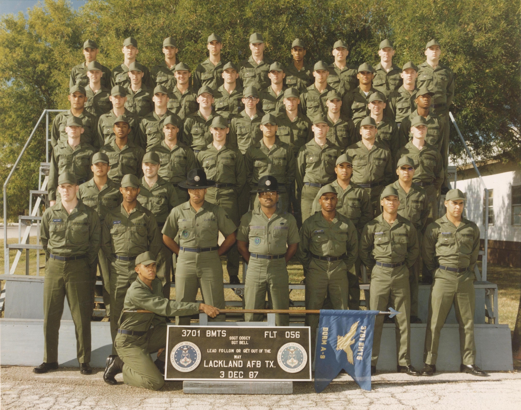 US AMRY AIR FORCE ミリタリー　フォト 3701 Flt 56 Dec 1987