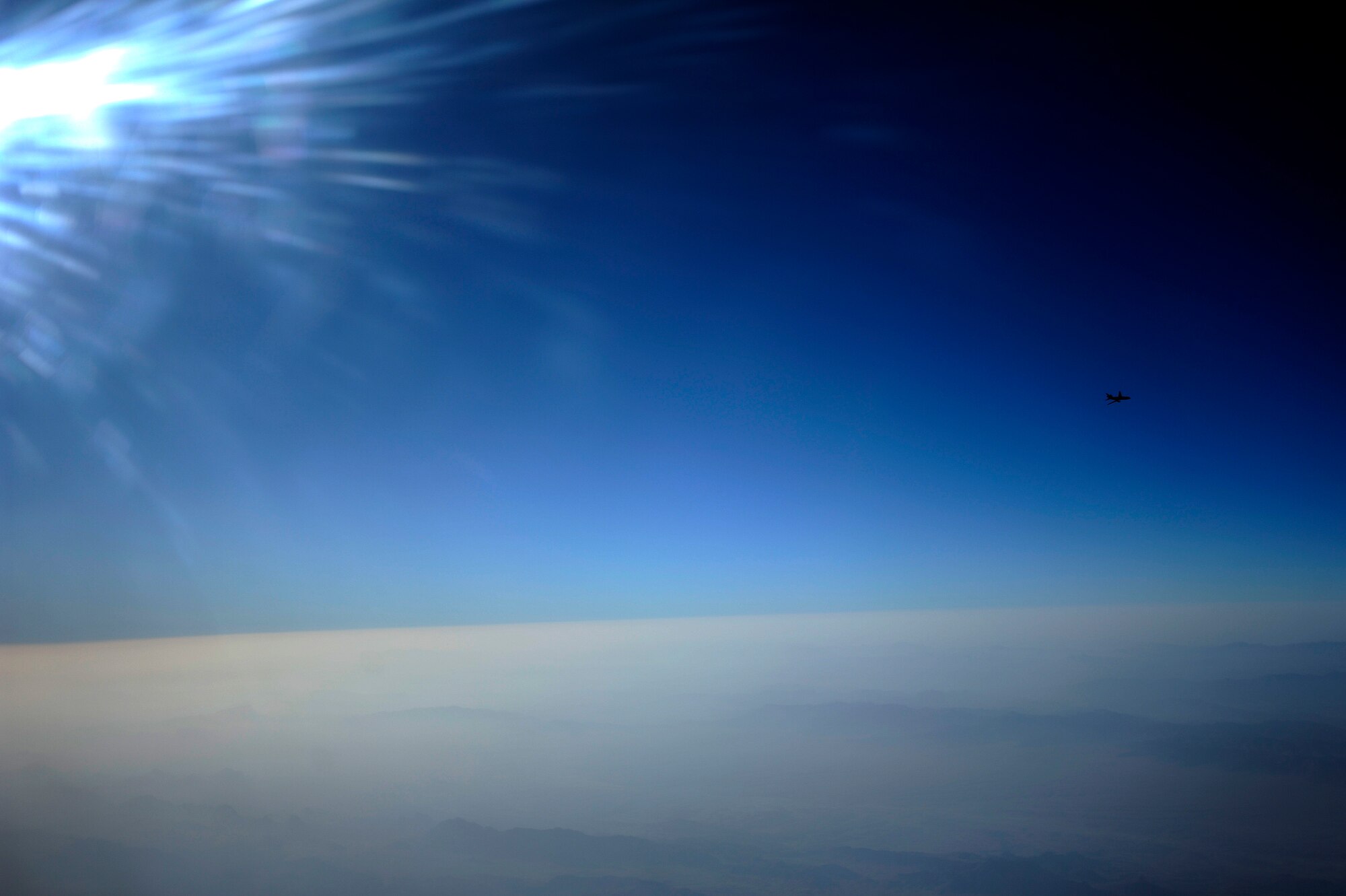 AFGHANISTAN - A U.S. Air Force 908th Air Refueling Squadron KC-10A Extender departs after refueling another KC-10A over Afghanistan, Oct. 2, 2009.  (U.S. Air Force photo/Staff Sgt. Michael B. Keller)