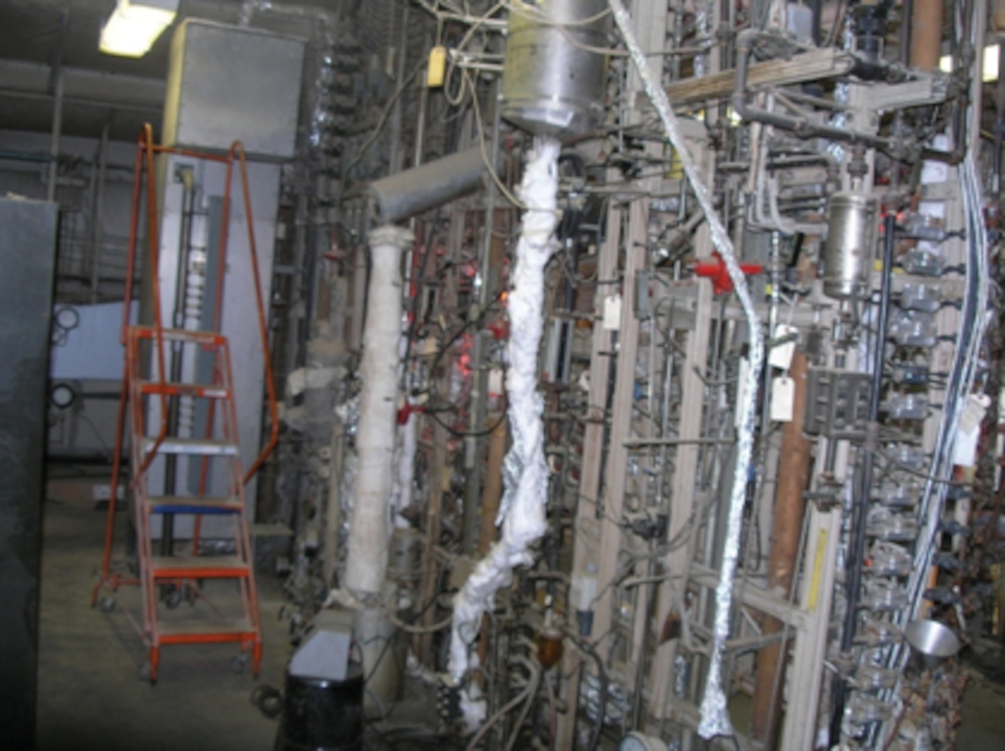 In support of the Department of Defense Assured Fuels Initiative, AFRL engineers tested 600 gal of Syntroleum Corporation's R-8 synthetic fuel derived from an animal/vegetable oil blend.  This effort is geared towards securing domestic fuel sources to meet military energy needs.  Syntroleum produces R-8 using its proprietary Bio-Synfining process.  