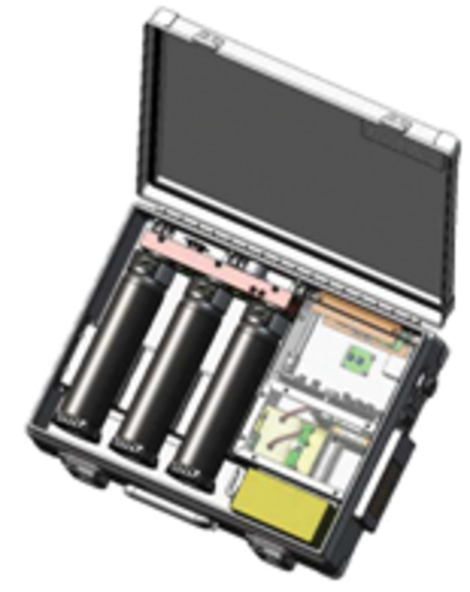 AFRL is testing this Portable Electronic Power Supply for Aeromedical Evacuation (PEPSAE) system as an alternative to problematic avionic frequency converters.  It is a small, high-power, zero-emissions system designed to provide continuous, long-duration power for individual patients throughout their transport from field hospital to aircraft to base facility and it does not rely on aircraft power to do so.