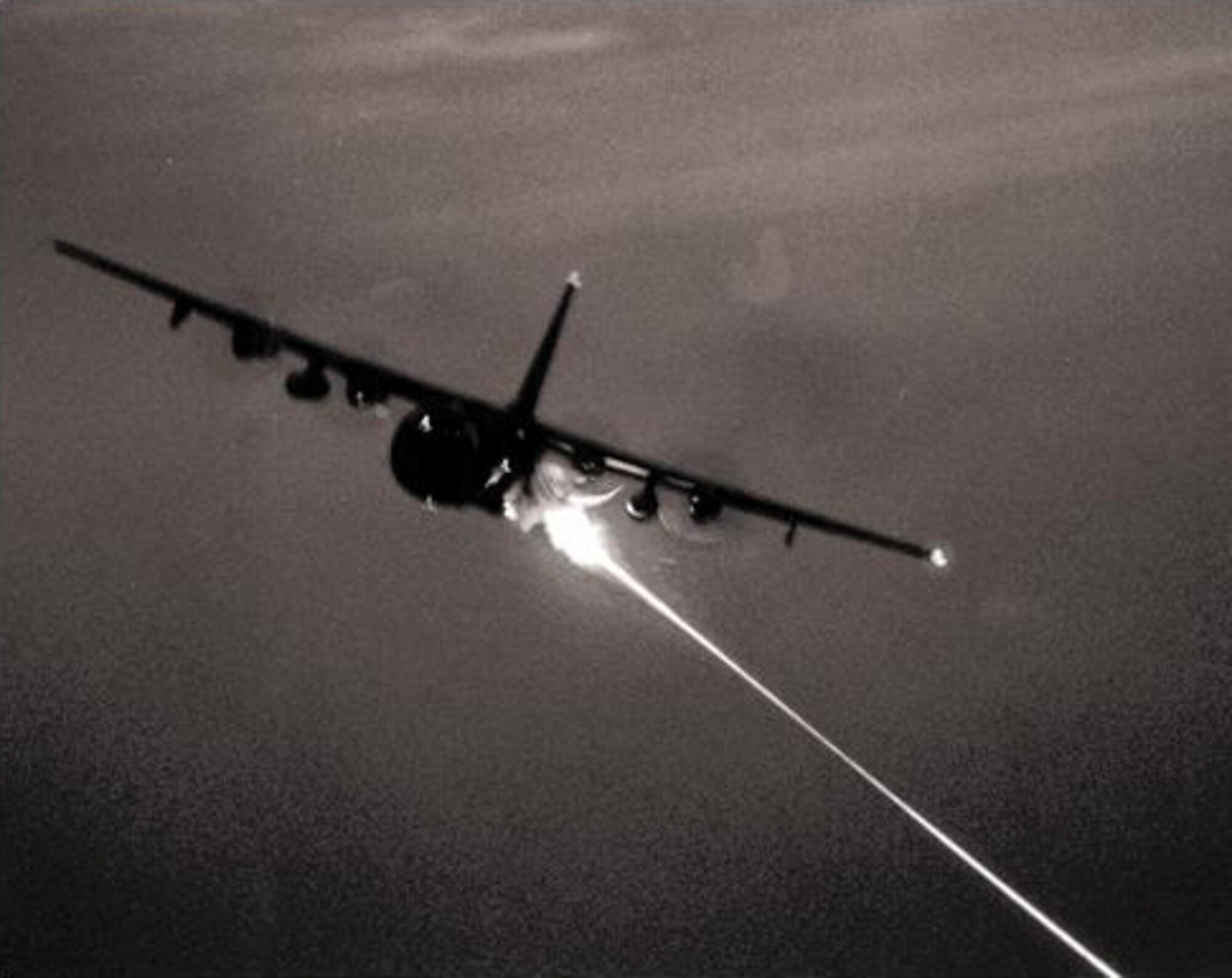 As part of an effort to produce a functional spotting charge for Air Force Special Operations Command training purposes, AFRL turned to leftover World War II inventories, modifying the armor piercing rounds—here being fired from an AC-130 gunship—remaining from that era.