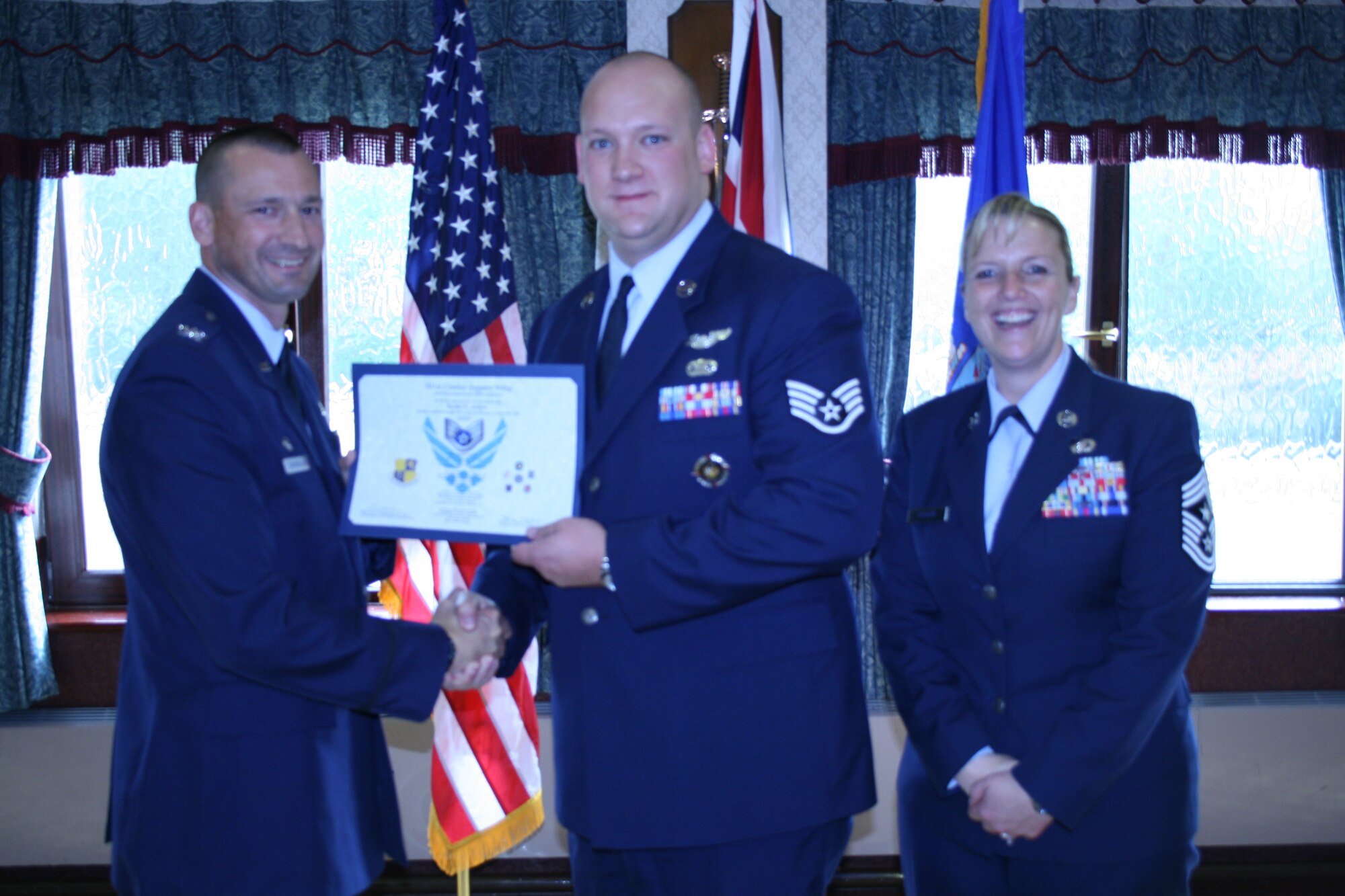 RAF Alconbury - NCO Induction Ceremony