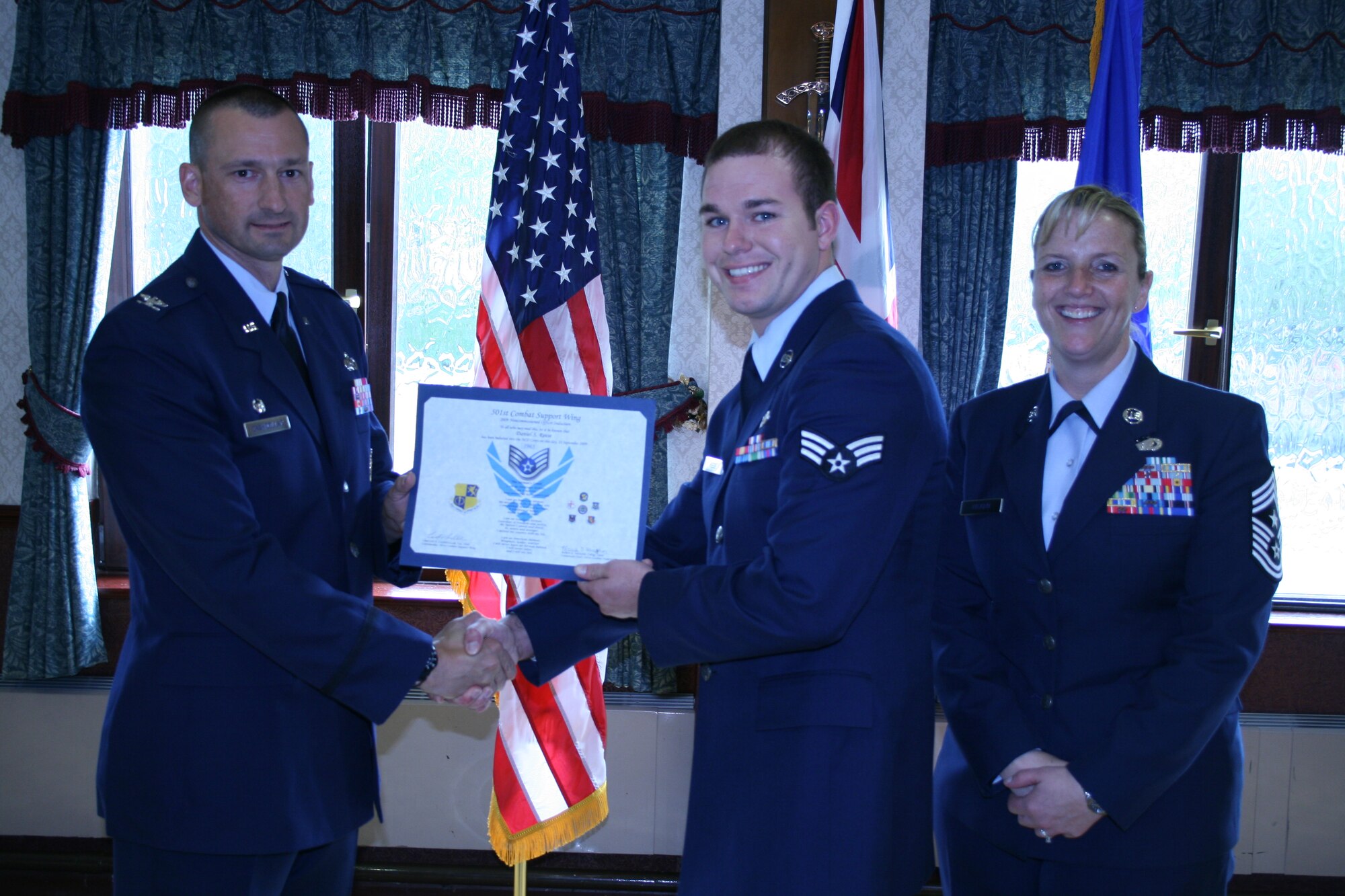 RAF Alconbury - NCO Induction Ceremony