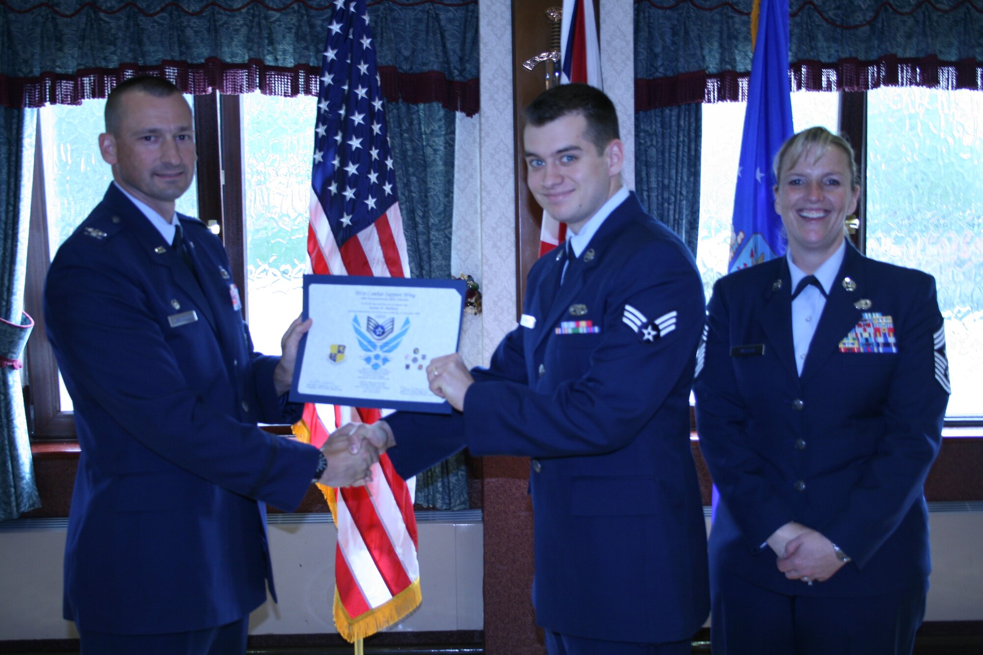 RAF Alconbury - NCO Induction Ceremony