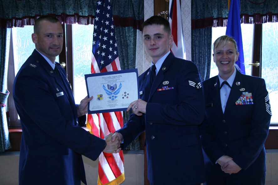 RAF Alconbury - NCO Induction Ceremony