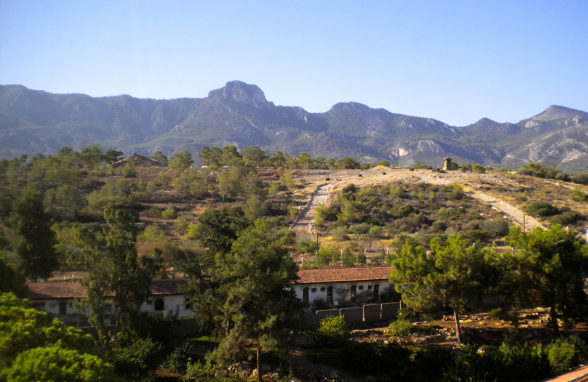Much of northern Cyprus is home to the Kyrenia mountain range. The mountains sit parallel to many harbor towns, beach resorts and winding trails used for exploring. (U.S. Air Force photo/Airman 1st Class Amber Ashcraft)