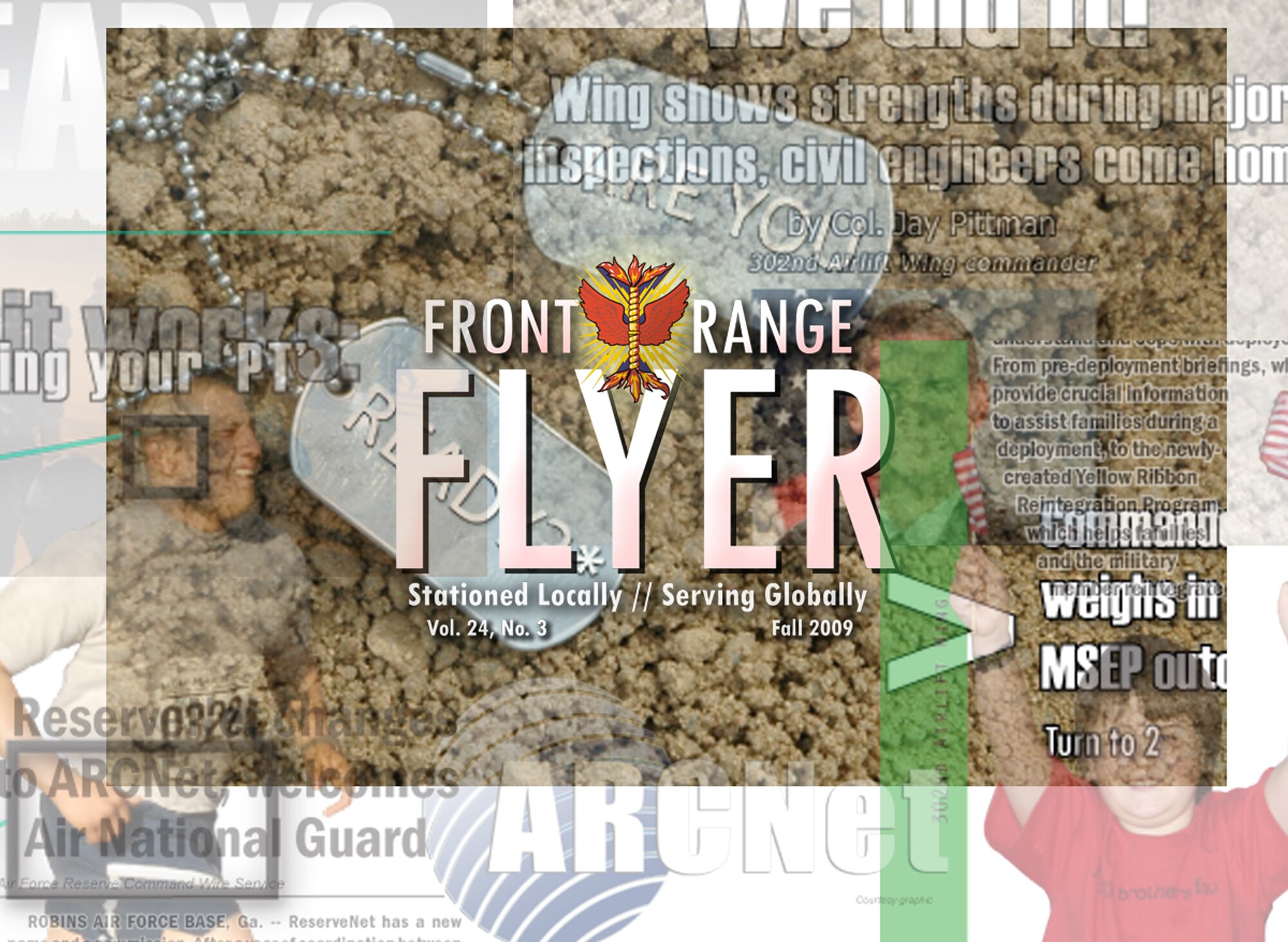 The Fall 2009 edition of the 302nd Airlift Wing's 'Front Range Flyer' is now available for viewing. See the story for details on how to get the electronic copy of the magazine. (U.S. Air Force photo illustration/Staff Sgt. Stephen J. Collier)