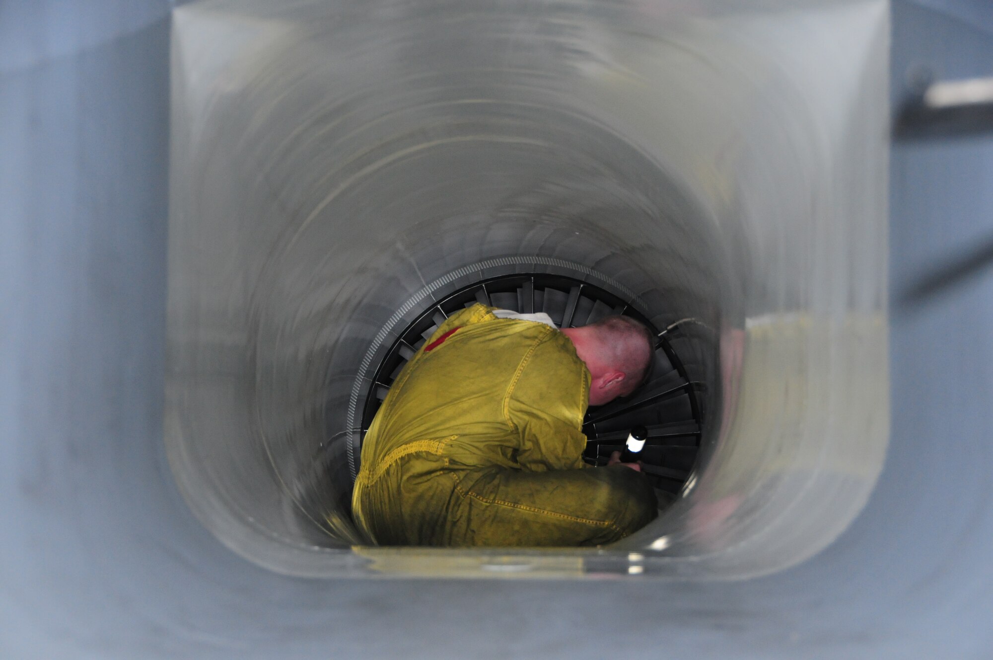 Staff Sgt. Alan King, a crew chief with the 67th Fighter Squadron/18 Aircraft Maintenance Squadron, assists in a flight control check on an F-15 Eagle during Exercise Beverly High 10-01 at Kadena Air Base, Japan Oct. 20. The 18th Wing is participating in a Local Operational Readiness Exercise to test the readiness of Kadena Airmen.
(U.S. Air Force photo/Staff Sgt. Lakisha A. Croley)
