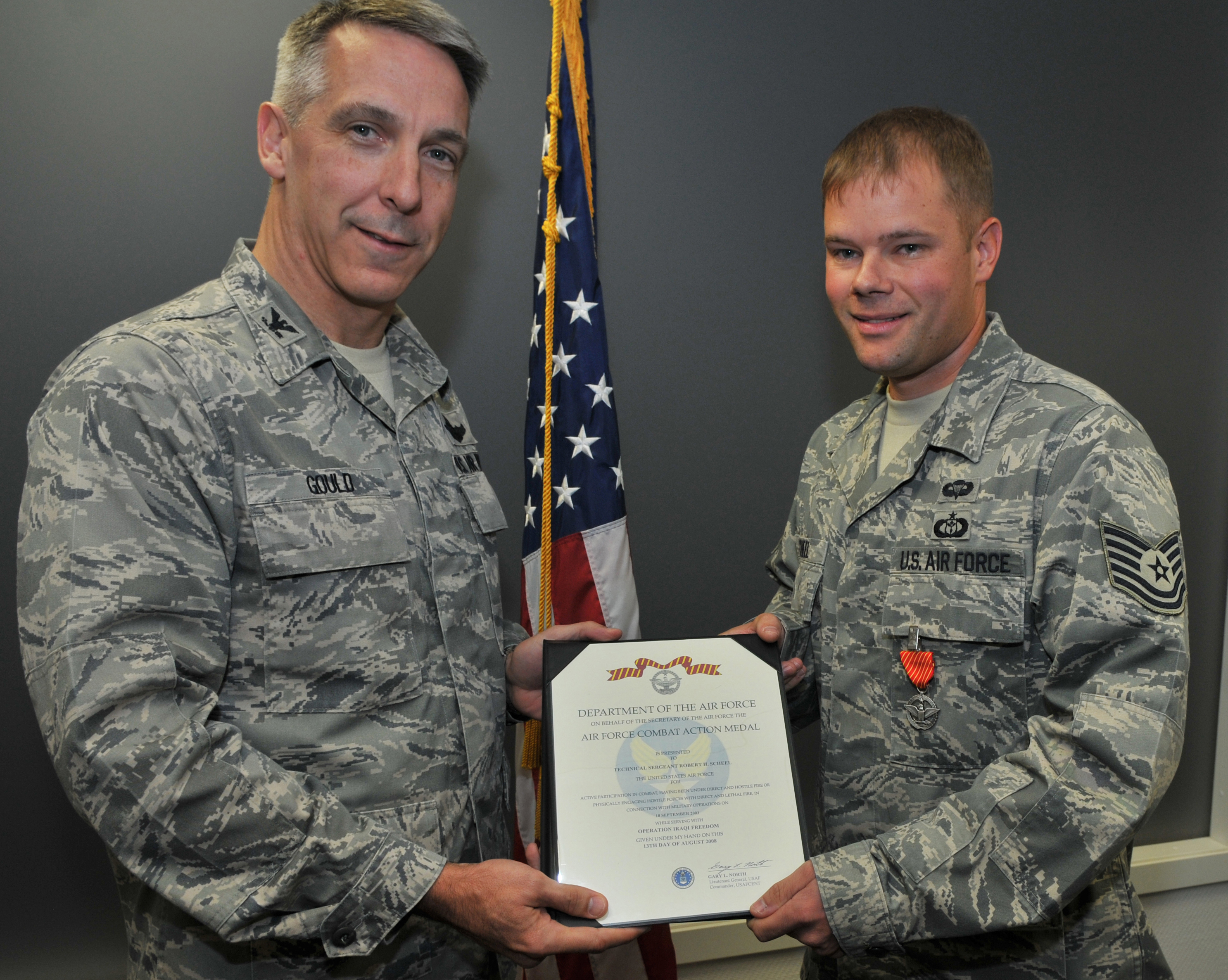 Airman awarded AF Combat Action Medal > Ramstein Air Base > Article Display