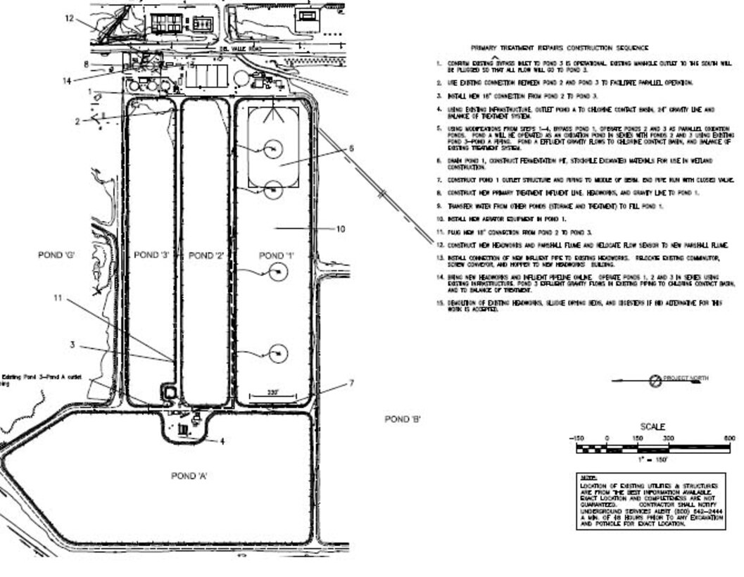 The smell permeating from the Combat Center's Waste Water Treatment Plant will get worse before it gets better. Contractors are slated to begin deepening the plant's fermentation pond Oct. 27.