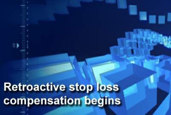 Current and former Airmen who were involuntarily held on active duty beyond an approved separation or retirement date as a direct result of stop loss between Sept. 11, 2001, and Sept. 30, 2009, may be eligible for a Retroactive Stop Loss Special Pay compensation of $500 for each month they were affected. Affected Airmen may start applying for compensation Oct. 21. (U.S. Air Force graphic)