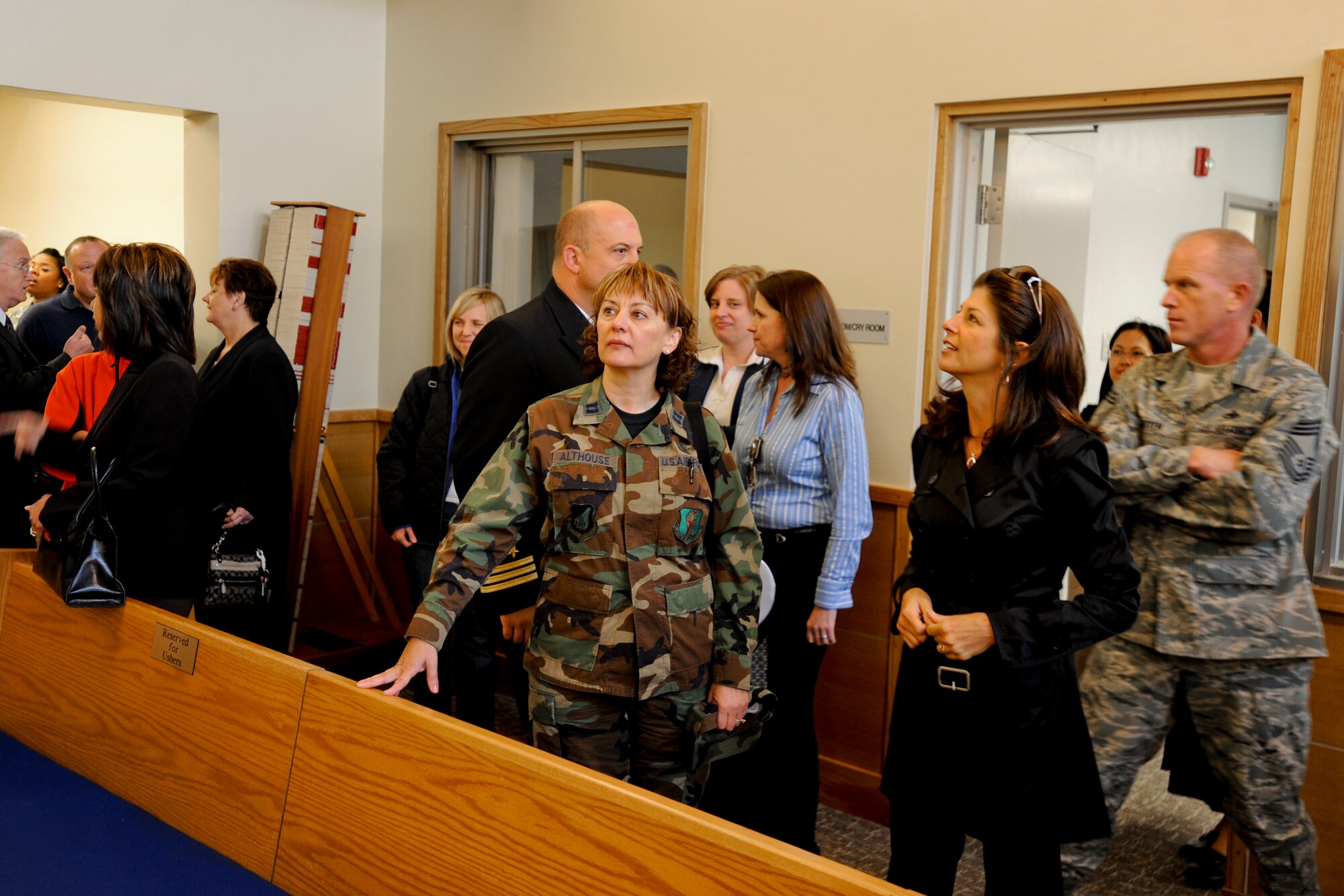 MISAWA AIR BASE, Japan – More than 40 guests attended the reopening of the base chapel Oct. 22. The chapel reopened after 18 months of closure for renovations, which included a new roof, larger sanctuary, classrooms and an upgraded kitchen. (U.S. Air Force photo/Senior Airman Jamal D. Sutter)