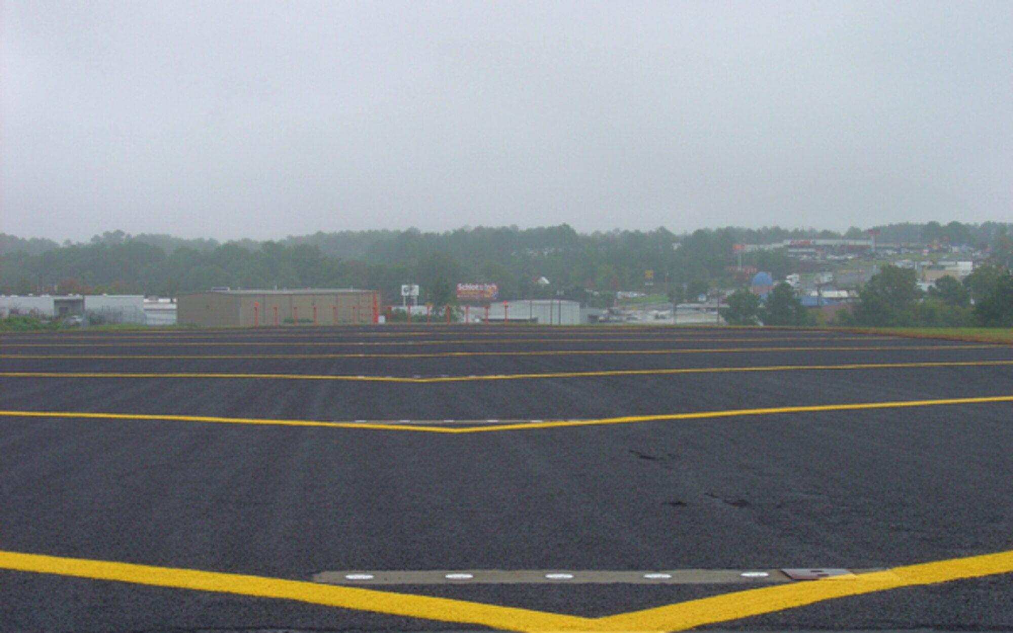 Project Seal Overruns and Repaint Chevrons was funded for $188,919.96 and was accomplished during an airfield closure here from Sept. 5-9. Sealing of the overruns on 420,000 square feet was done in an attempt to alleviate a potential FOD hazard.