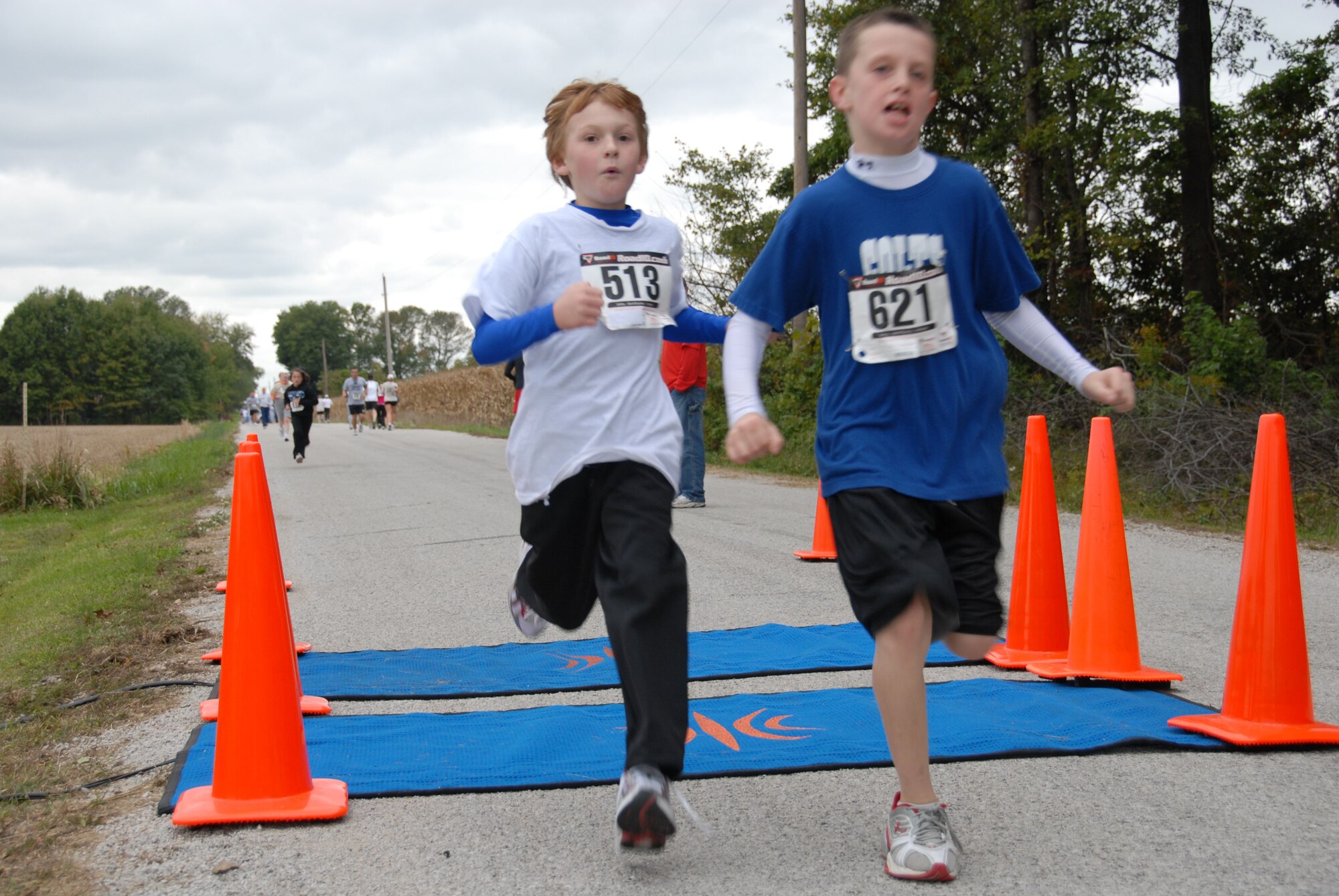 Several students from Hoosier Prairie Elementary School attended the event.  Photo by TSgt Michael Kellams