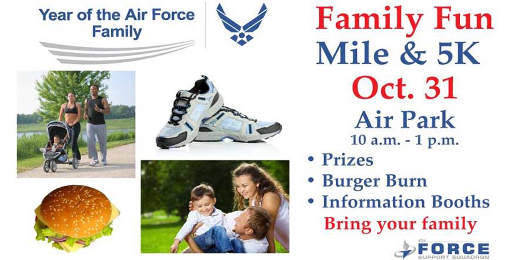 Family Fun Mile/5K Kickoff Event (U.S. Air Force graphic)