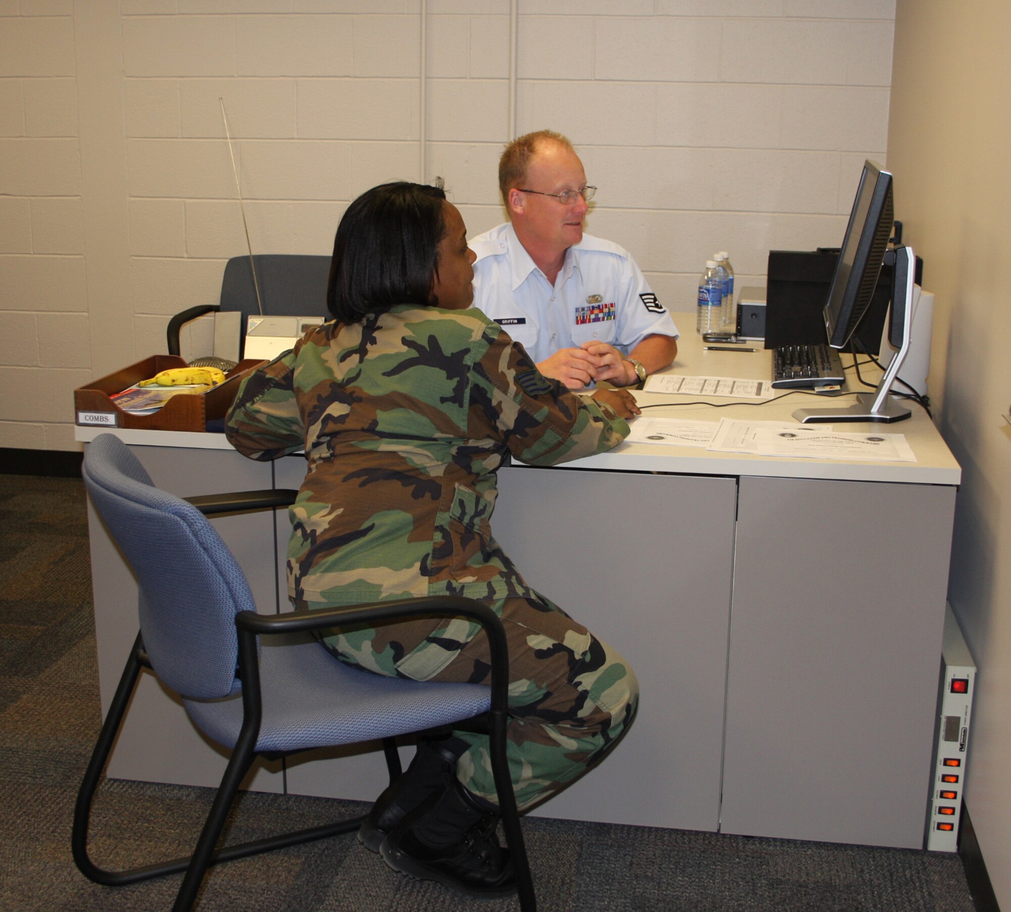 WRIGHT-PATTERSON AIR FORCE BASE, Ohio - Inspectors from Air Force Reserve Command and the Air Force Inspection Agency simultaneously completed a unit compliance inspection, a logistics compliance assessment, and two health services inspections Oct. 15 to 20 at the 445th Airlift Wing. The wing earned a compliance rating during the wing-wide unit compliance inspection. (U. S. Air Force photo/Stacy Vaughn)
