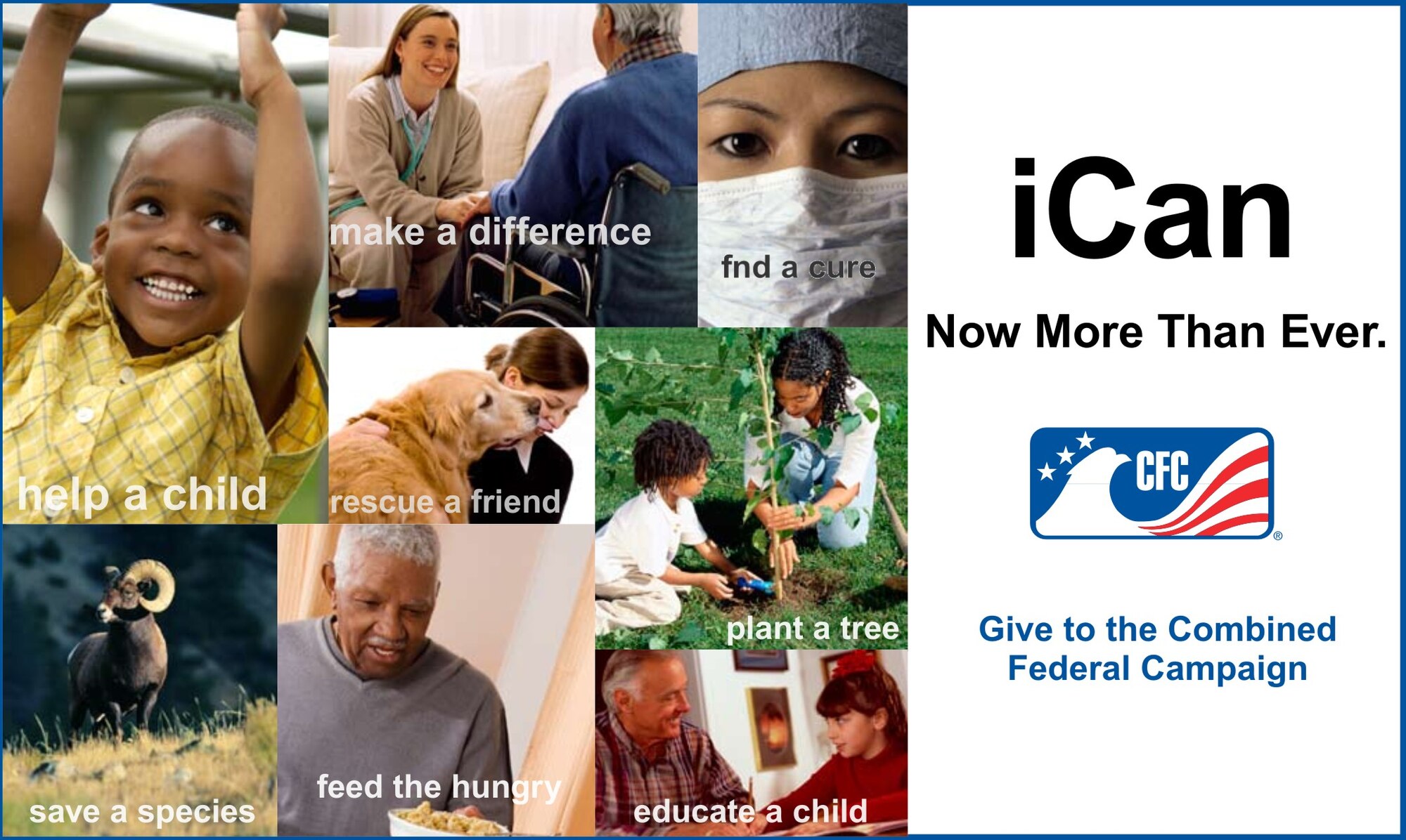 Combined Fund Campaign poster.