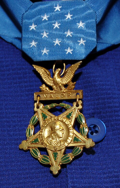 The Medal of Honor is the highest award which can be given to a servicemember for their actions of valor against enemy forces. Currently, there are 3,448 MOH recipients; 94 of whom are still alive today. (U.S. Air Force photo by Senior Airman Amanda Dick)