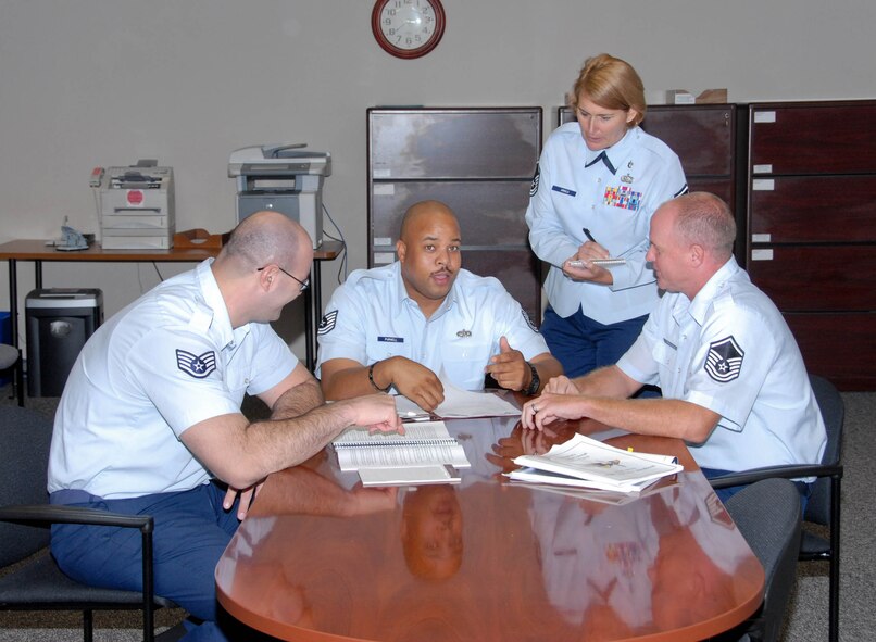 Ryan Hall at Maxwell's Gunter annex is the new home of the Community College of the Air Force. The hall provides the amenities to allow the staff space while creating marketing materials Sept. 14. (U.S. Air Force photo/Roger Curry)