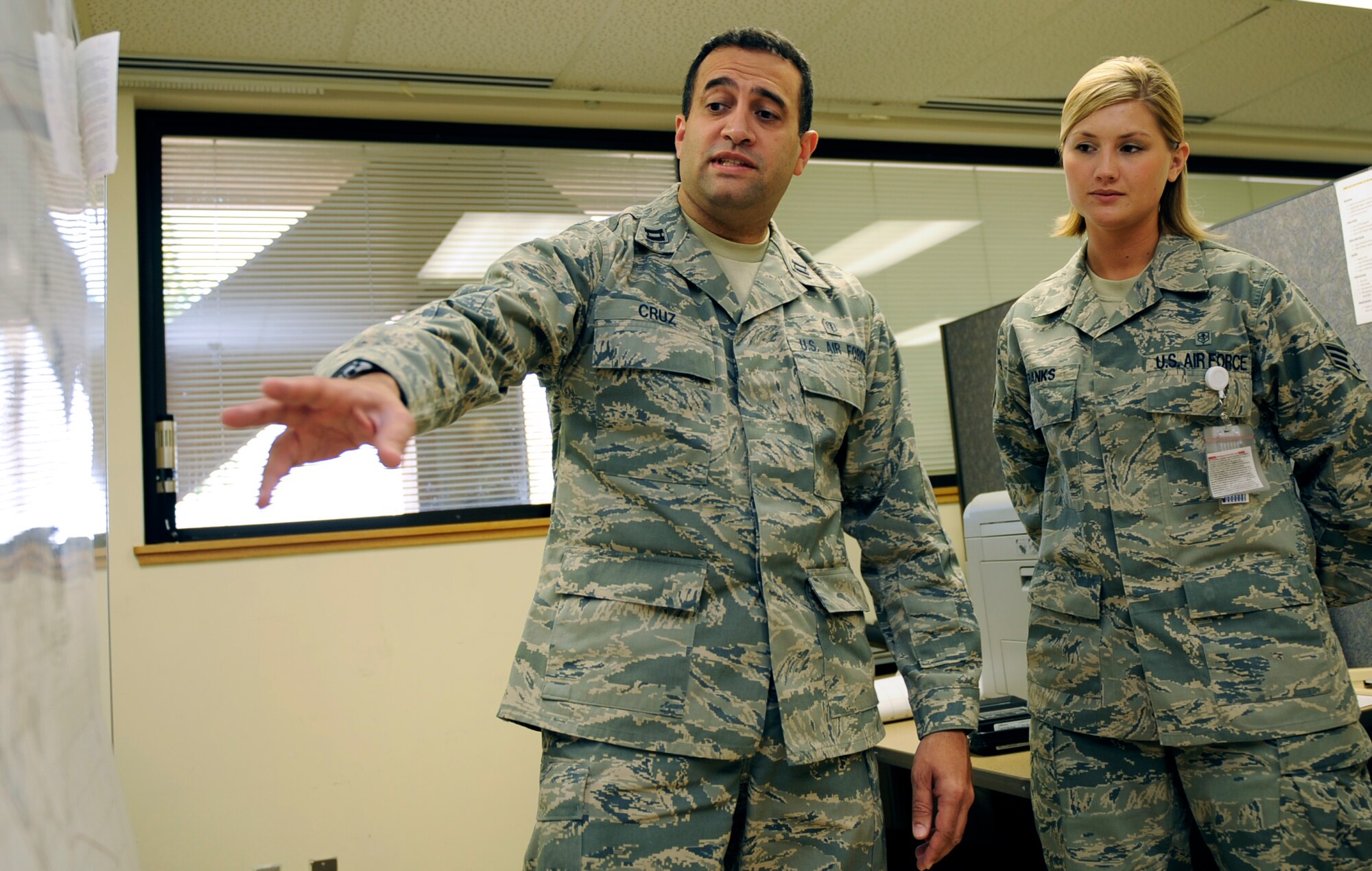 MOUNTAIN HOME AIR FORCE BASE, Idaho - Capt. David Cruz serves as the 366th Aerospace Medicine Squadron bioenvironmental flight commander. (U.S. Air Force photo by Airman 1st Class Renishia Richardson)