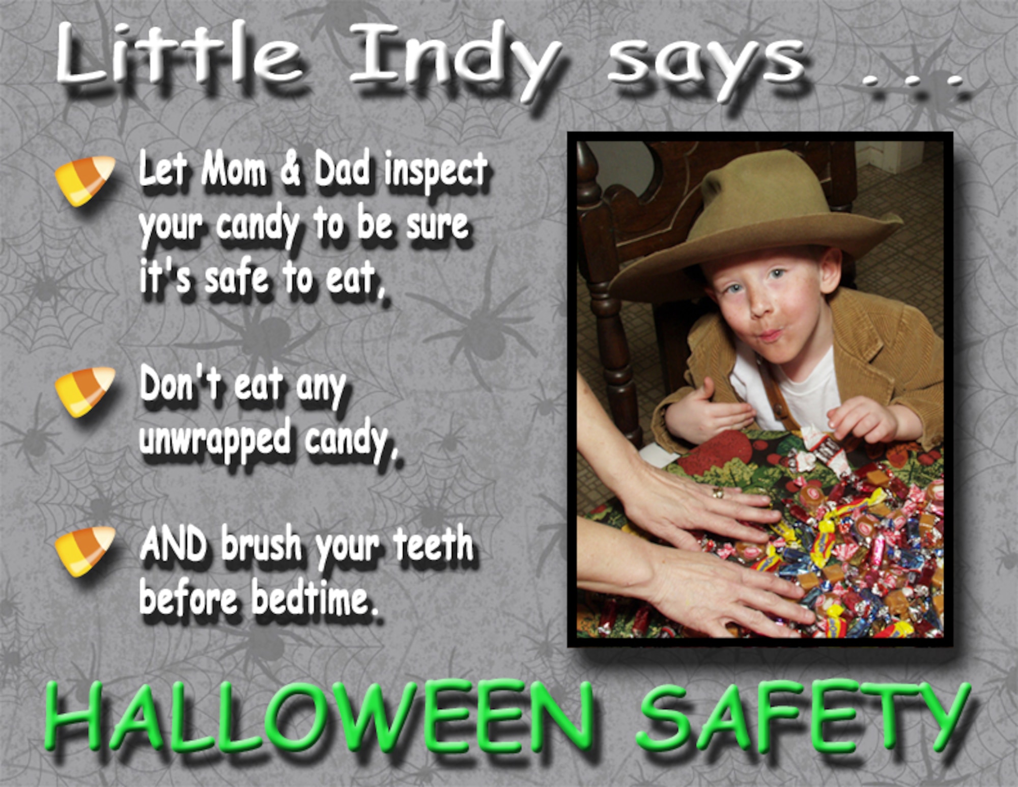 Halloween Safety (U.S. Air Force Photo/Lou Czarnecki)