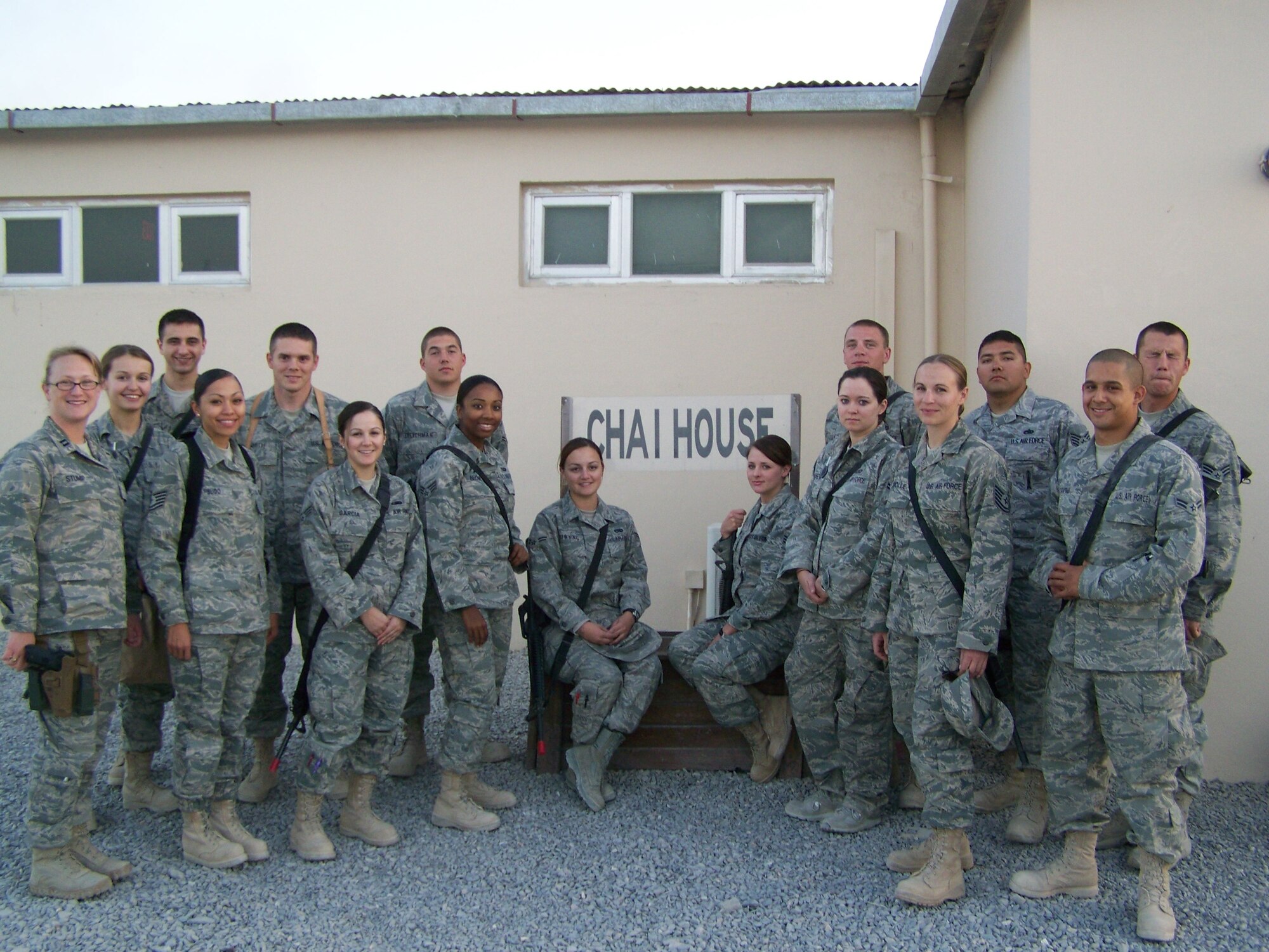 Capt. Tabitha Stump, Sexual Assault Response Coordinator (far left), recently visited Kandahar Airfield to establish the first Victim’s Advocate Program here. 