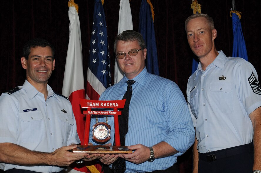 Mark Pinnau, 718th Civil Engineer Squadron, was named the Team Kadena Category III Civilian of the Quarter.