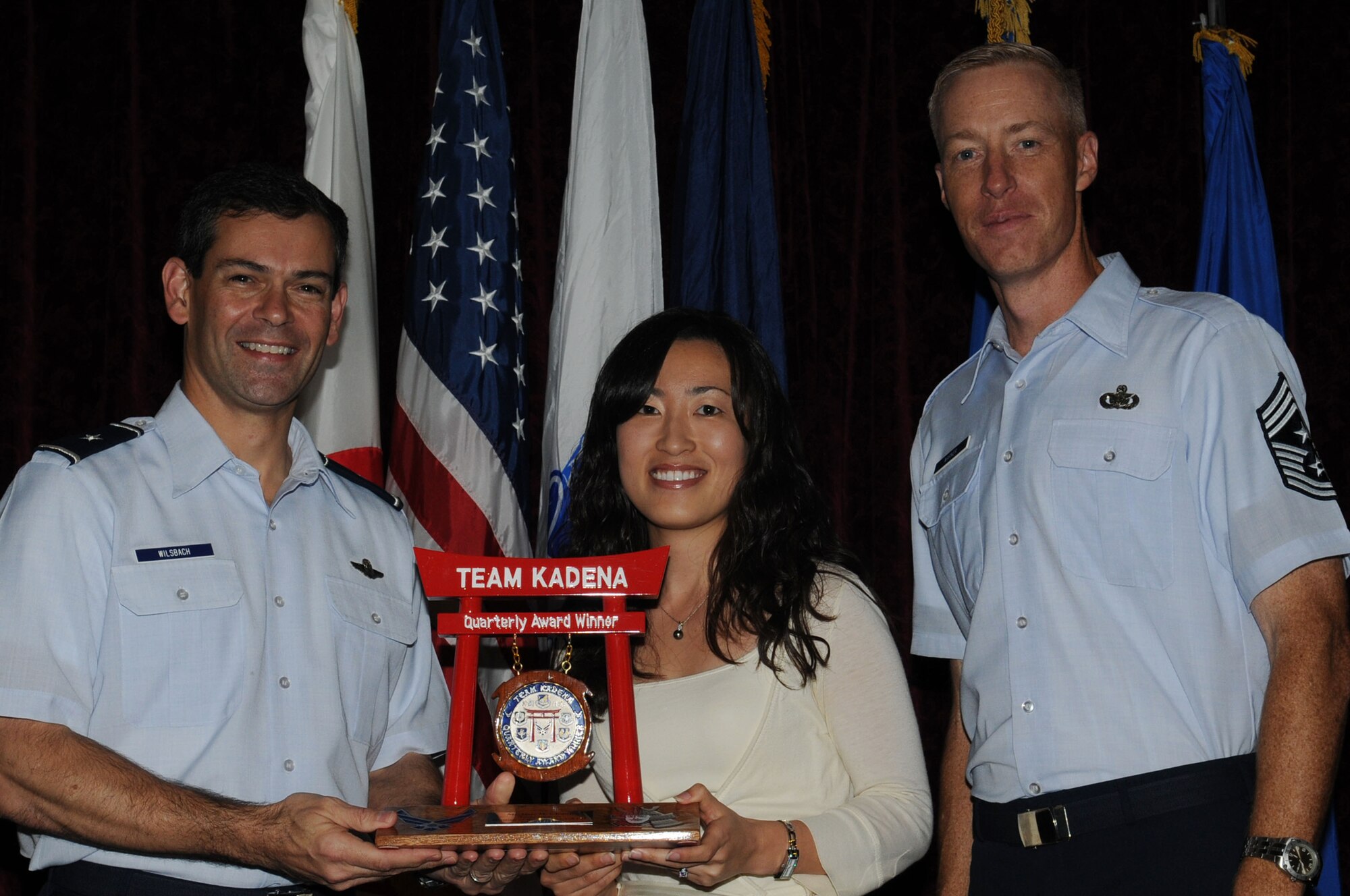 Jane Chung, 718th Civil Engineer Squadron, was named the Team Kadena Category II Civilian of the Quarter.