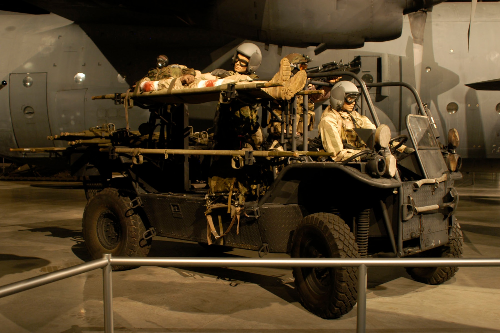 DAYTON, Ohio - The R-1 Rescue All Terrain Transport (RATT) vehicle on display in the Cold War Gallery at the National Museum of the U.S. Air Force. (U.S. Air Force photo)