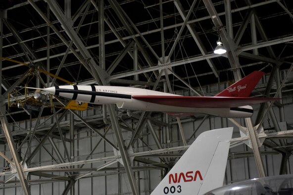 DAYTON, Ohio - The Fairchild XSM-73 Bull Goose on display in the Research & Development Gallery at the National Museum of the U.S. Air Force. (U.S. Air Force photo)