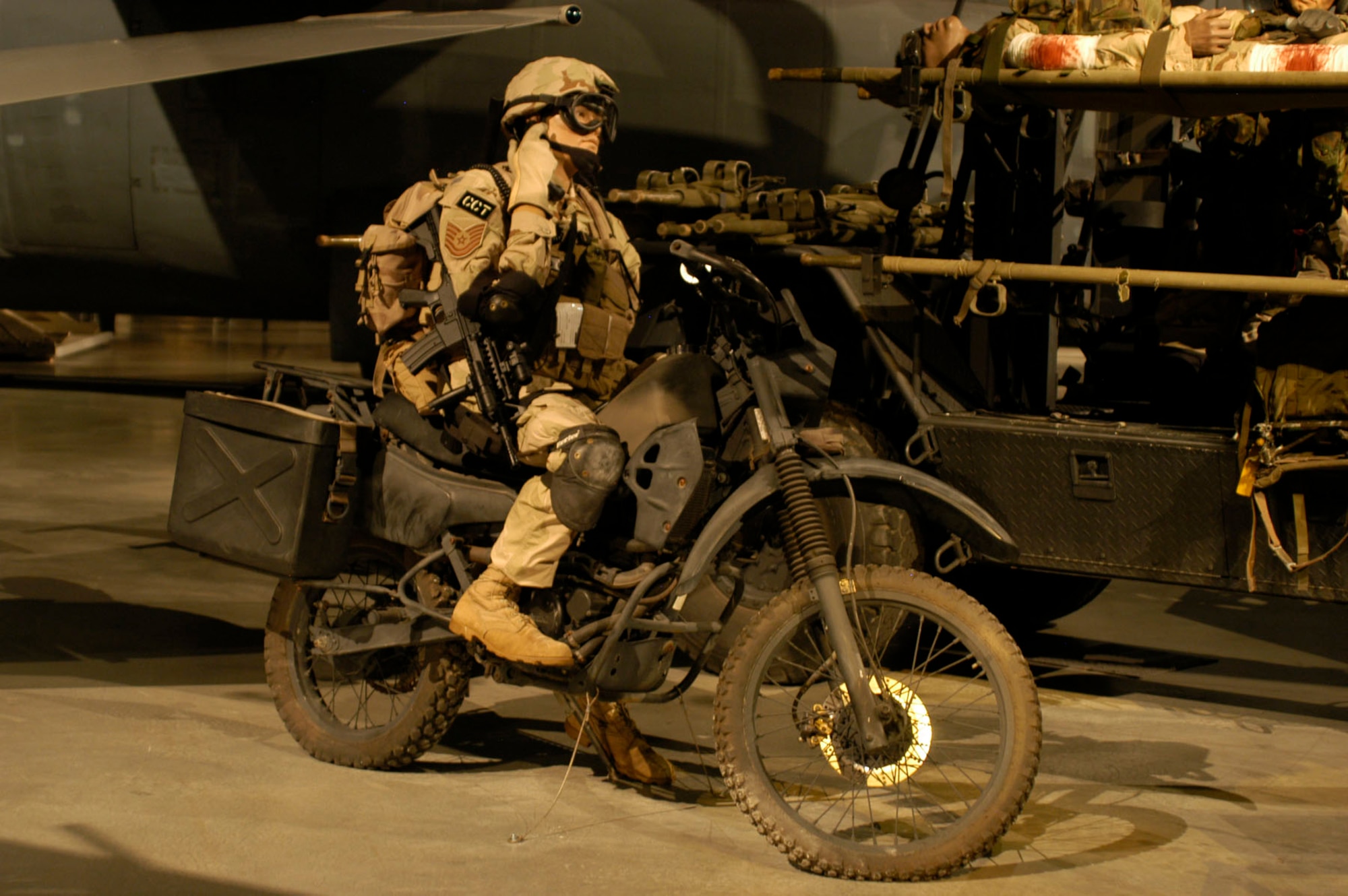 DAYTON, Ohio -- Kawasaki Model KL 250 on display in the Cold War Gallery at the National Museum of the United States Air Force. (U.S. Air Force photo)