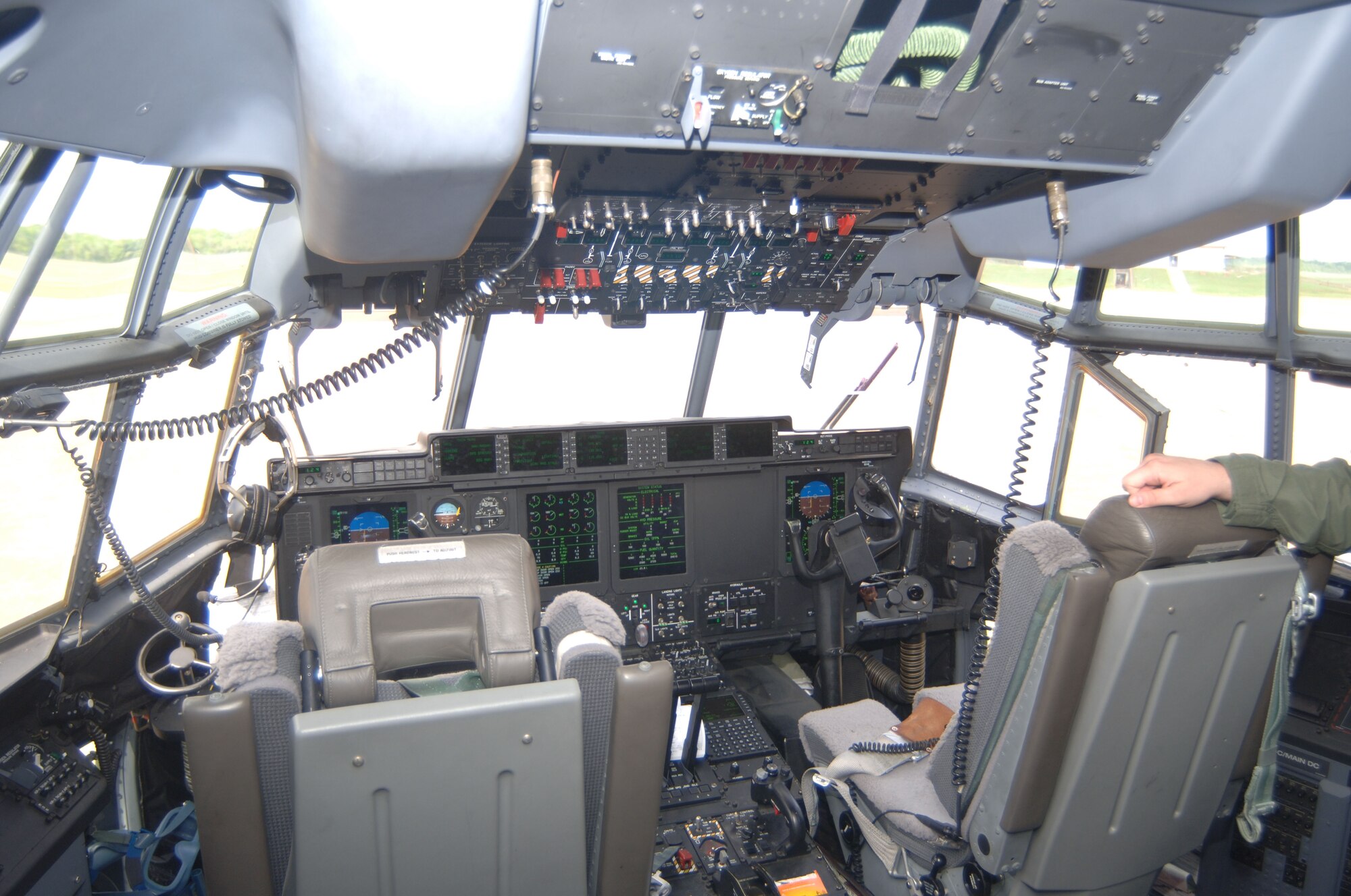 This C-103J all-glass cockpit is an example of several opportunities for SUPT students, instructors and their families will be able to see firsthand Saturday during Career Day. Many different Major Weapon System aircraft are scheduled to arrive today to participate in the Operations Group Career Day. Static display will be open from 12 to 2:30 p.m. Saturday to ID card holders. (U.S. Air Force Photo/Lt. Justin Jarrell)