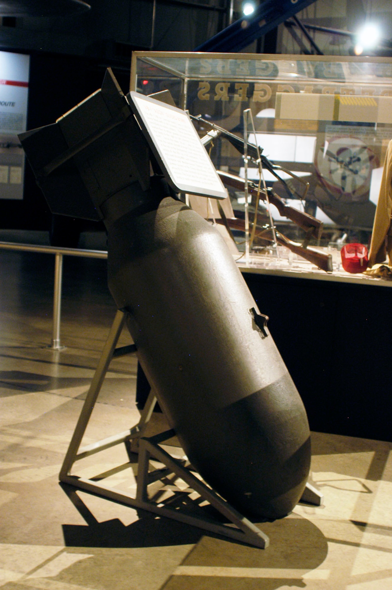 DAYTON, Ohio -- VB-1 Azon Guided Bomb in the World War II Gallery at the National Museum of the U.S. Air Force. (U.S. Air Force photo)