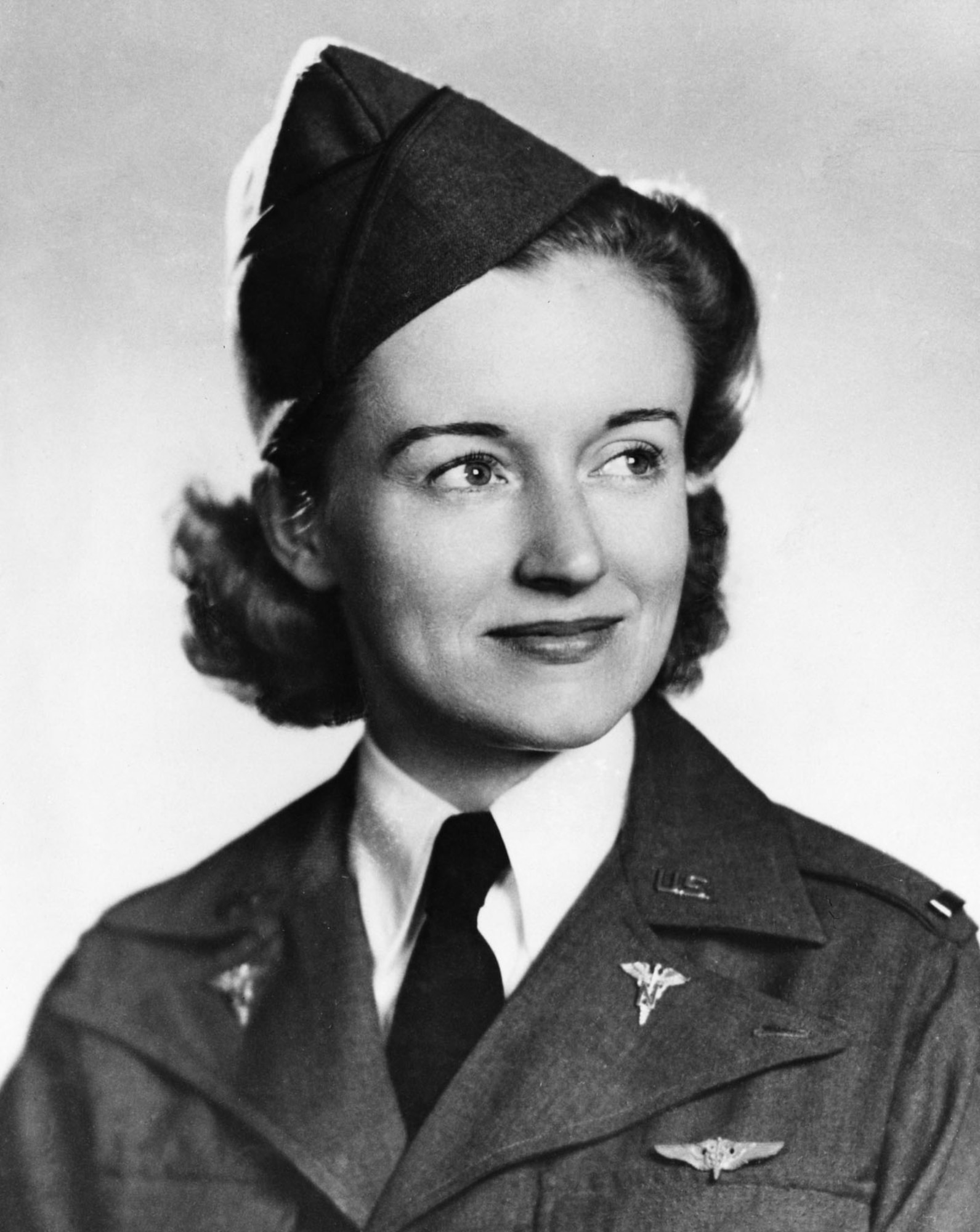 In July 1943, 2nd Lt. Ruth M. Gardiner died in an aircraft crash en route to evacuating patients in Alaska. She was the first USAAF flight nurse killed in a combat theater. (U.S. Air Force photo)