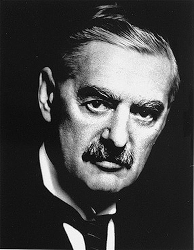 World War Ii British Prime Minister Neville Chamberlain